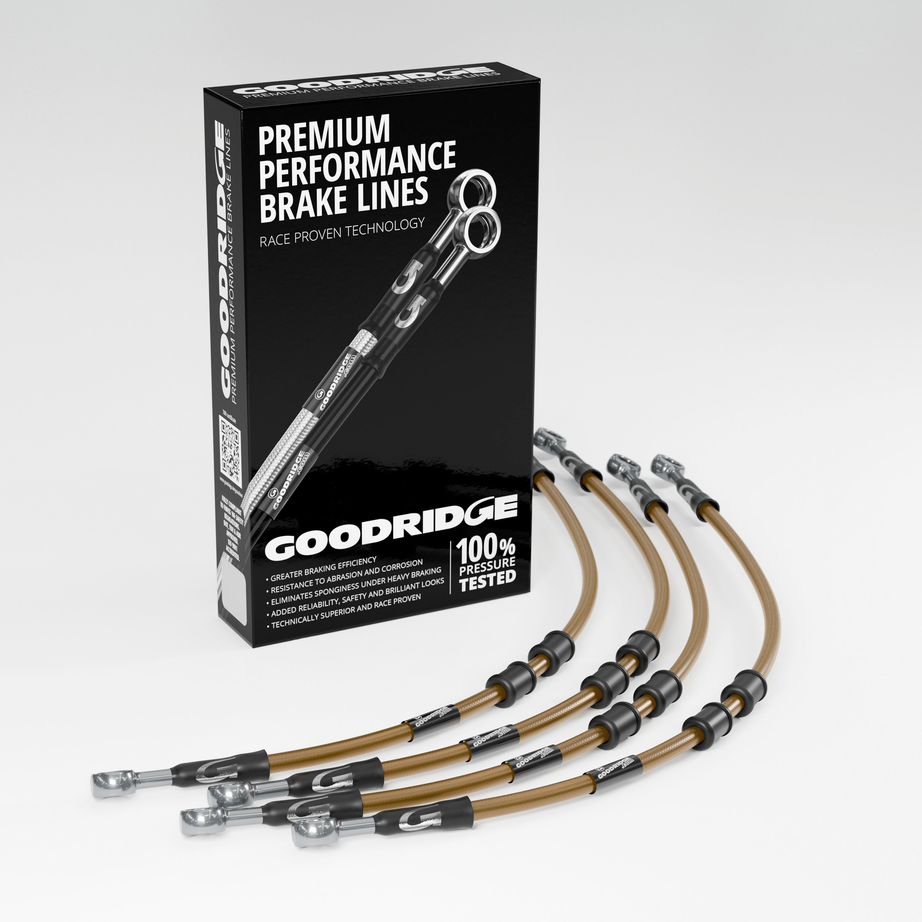 PERFORMANCE  BRAKE HOSE KIT FOR YAMAHA T-MAX 500 ABS 04-07 Yamaha