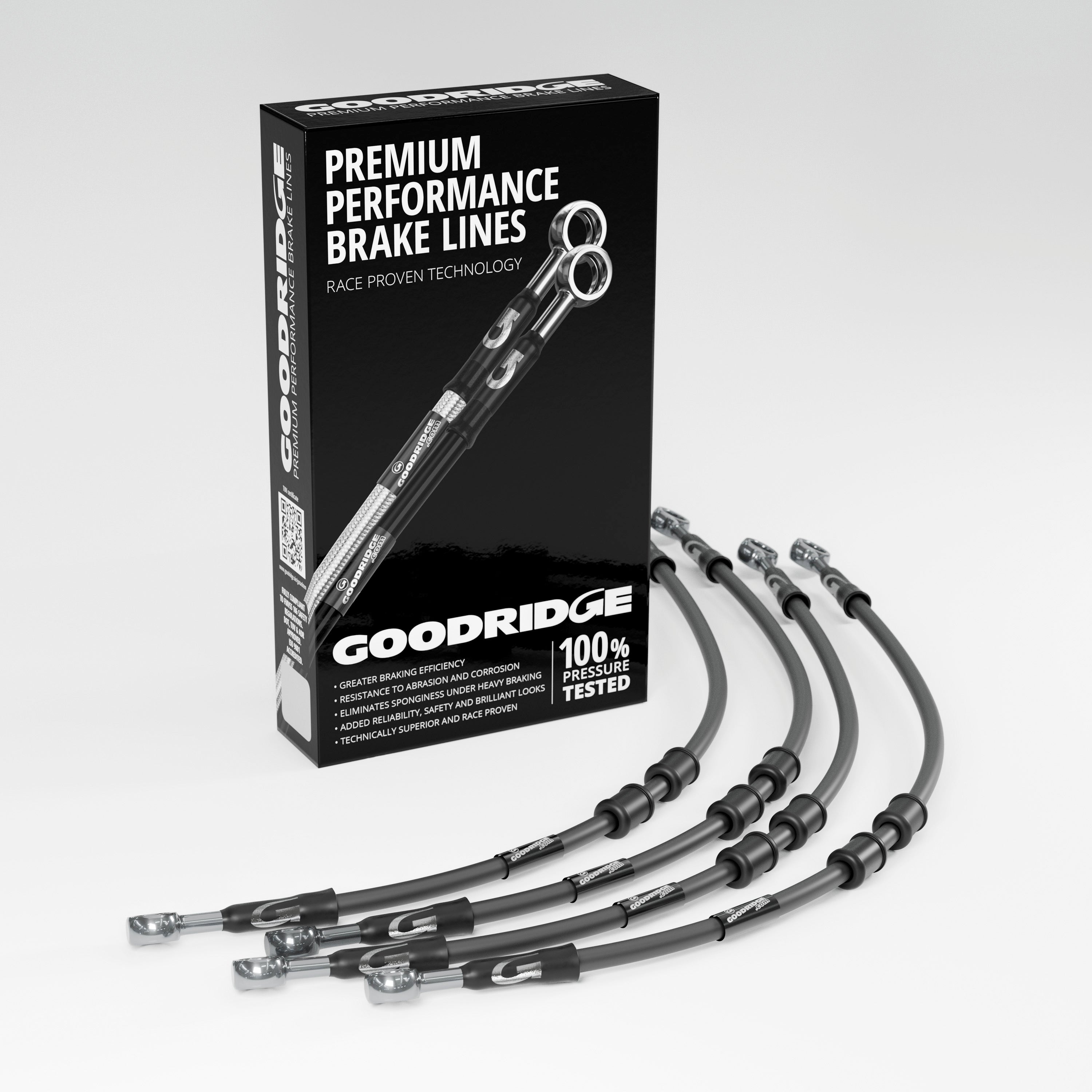 PERFORMANCE  BRAKE HOSE KIT FOR YAMAHA T-MAX 500 ABS 04-07 Yamaha