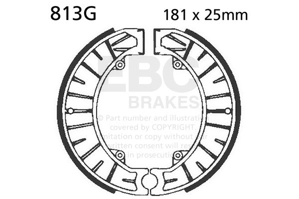 EBC Motorcycle Brake Pads for KTM 250 XC|GS 1983