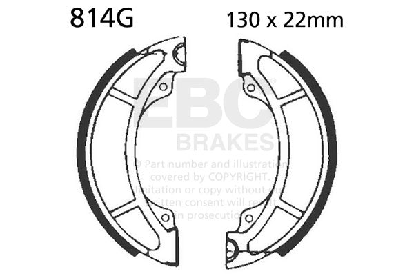 EBC Motorcycle Brake Pads for KTM MX|MXC 250 1985