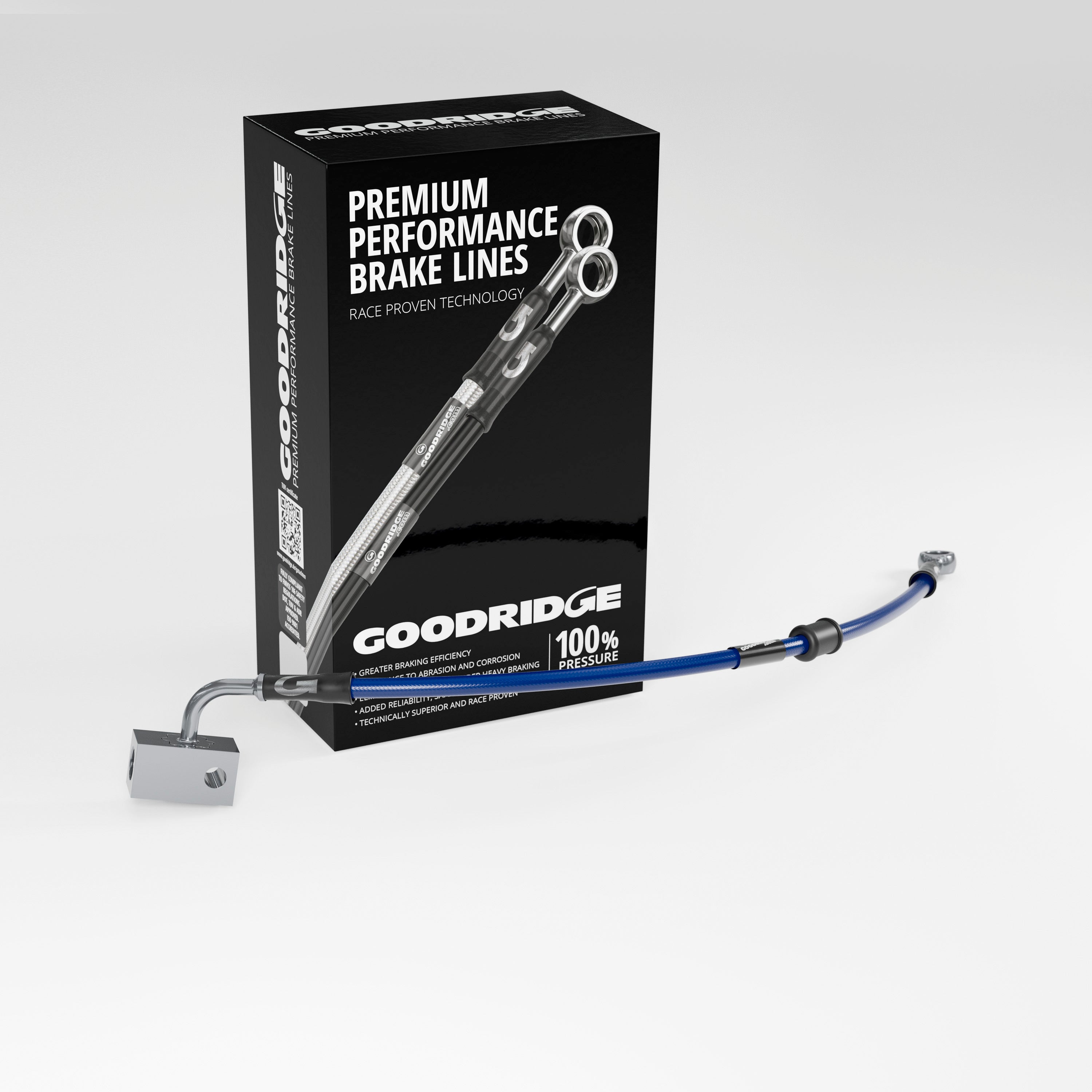 PERFORMANCE BRAKE HOSE KIT FOR HONDA MSX125 GROM ABS 17-20 Honda