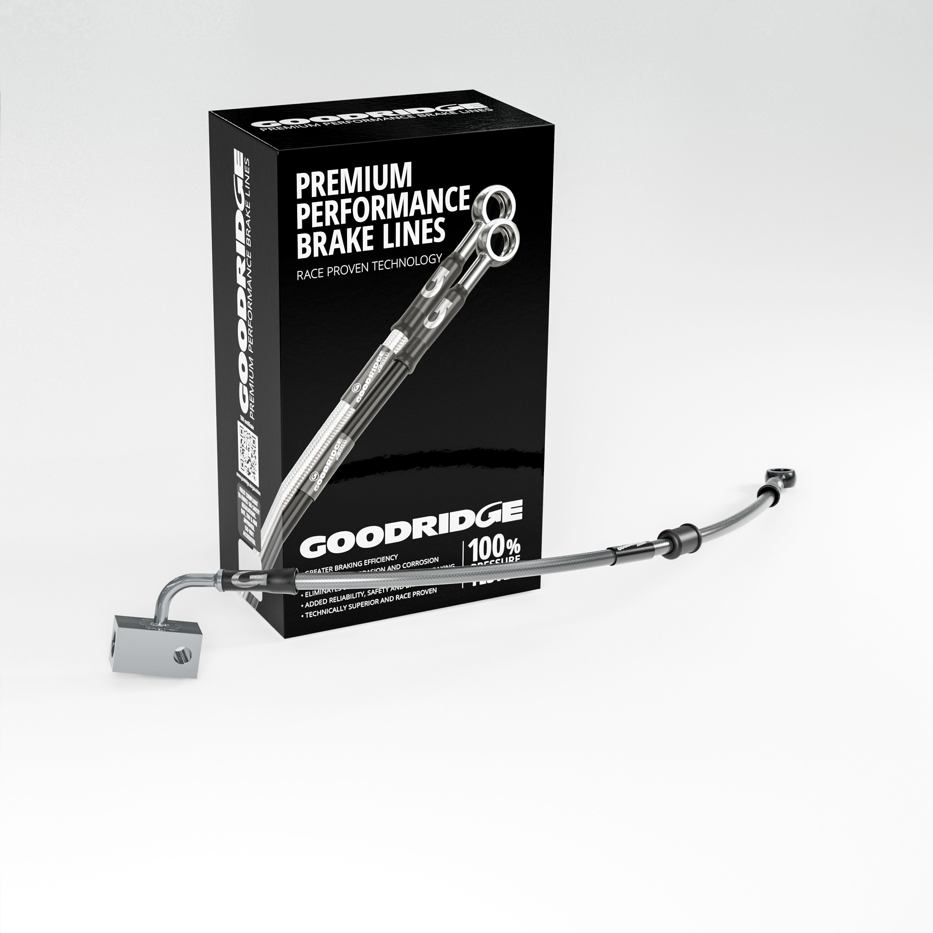 PERFORMANCE BRAKE HOSE KIT FOR HONDA MSX125 GROM ABS 17-20 Honda