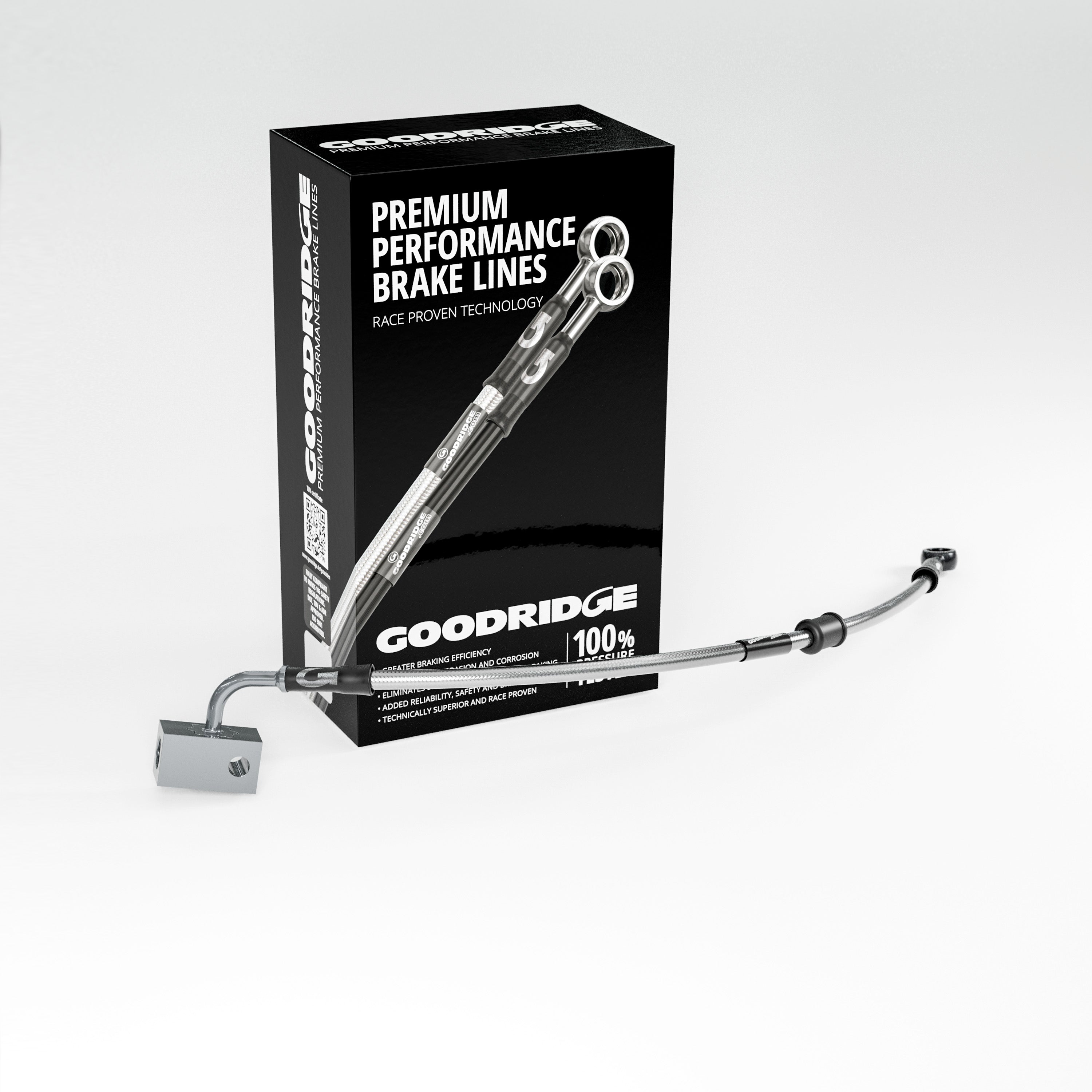 PERFORMANCE BRAKE HOSE KIT FOR HONDA MSX125 GROM ABS 17-20 Honda
