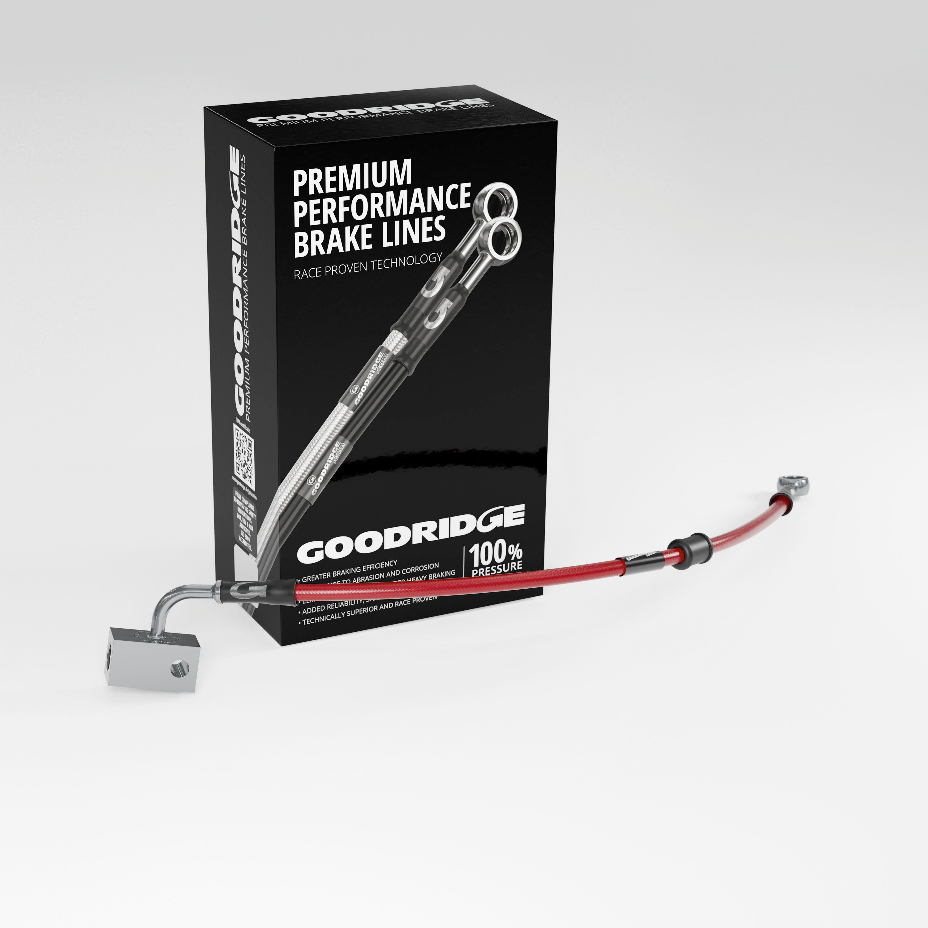 PERFORMANCE BRAKE HOSE KIT FOR HONDA MSX125 GROM ABS 17-20 Honda