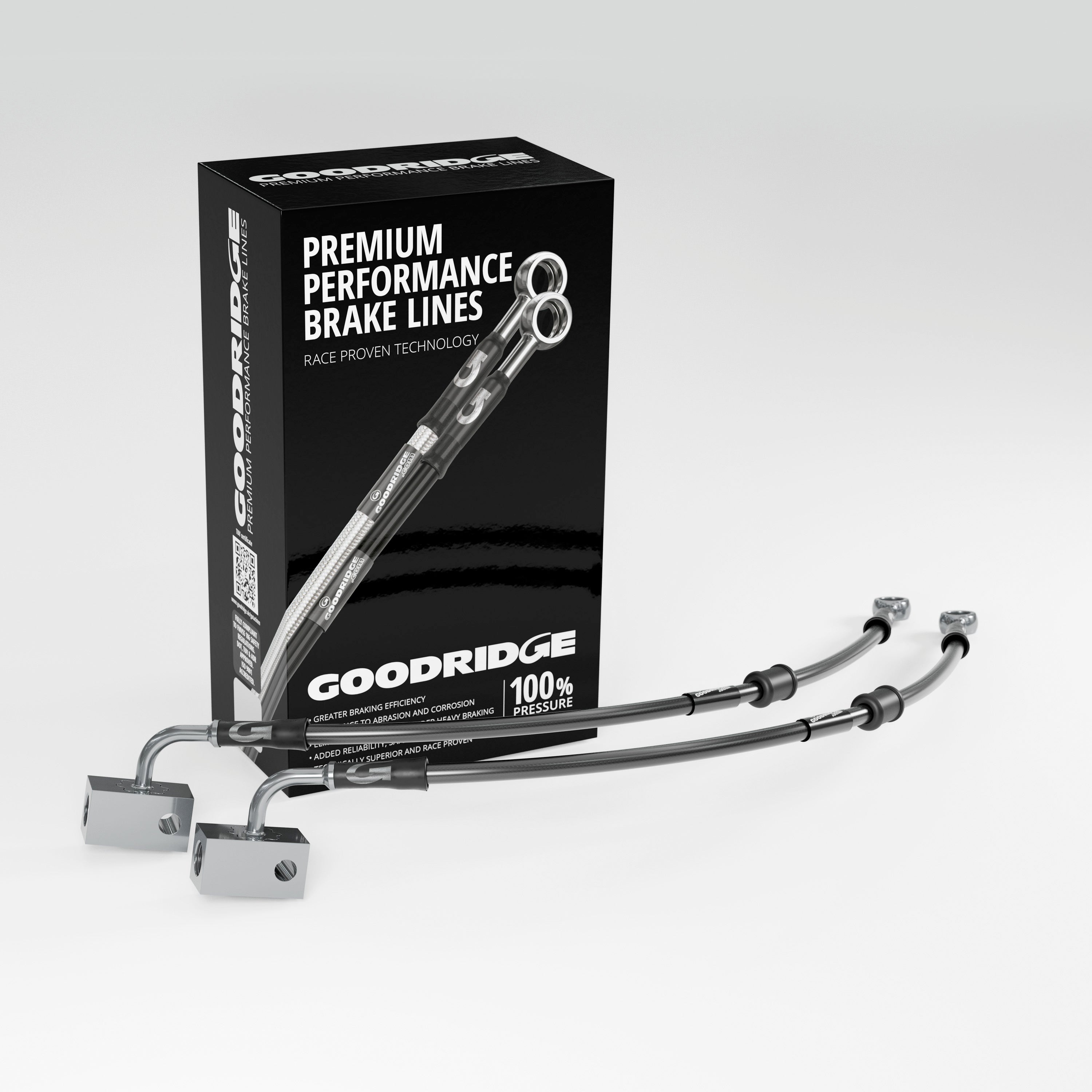 PERFORMANCE BRAKE HOSE KIT FOR YAMAHA V-MAX 1700 ABS 09-16 Yamaha