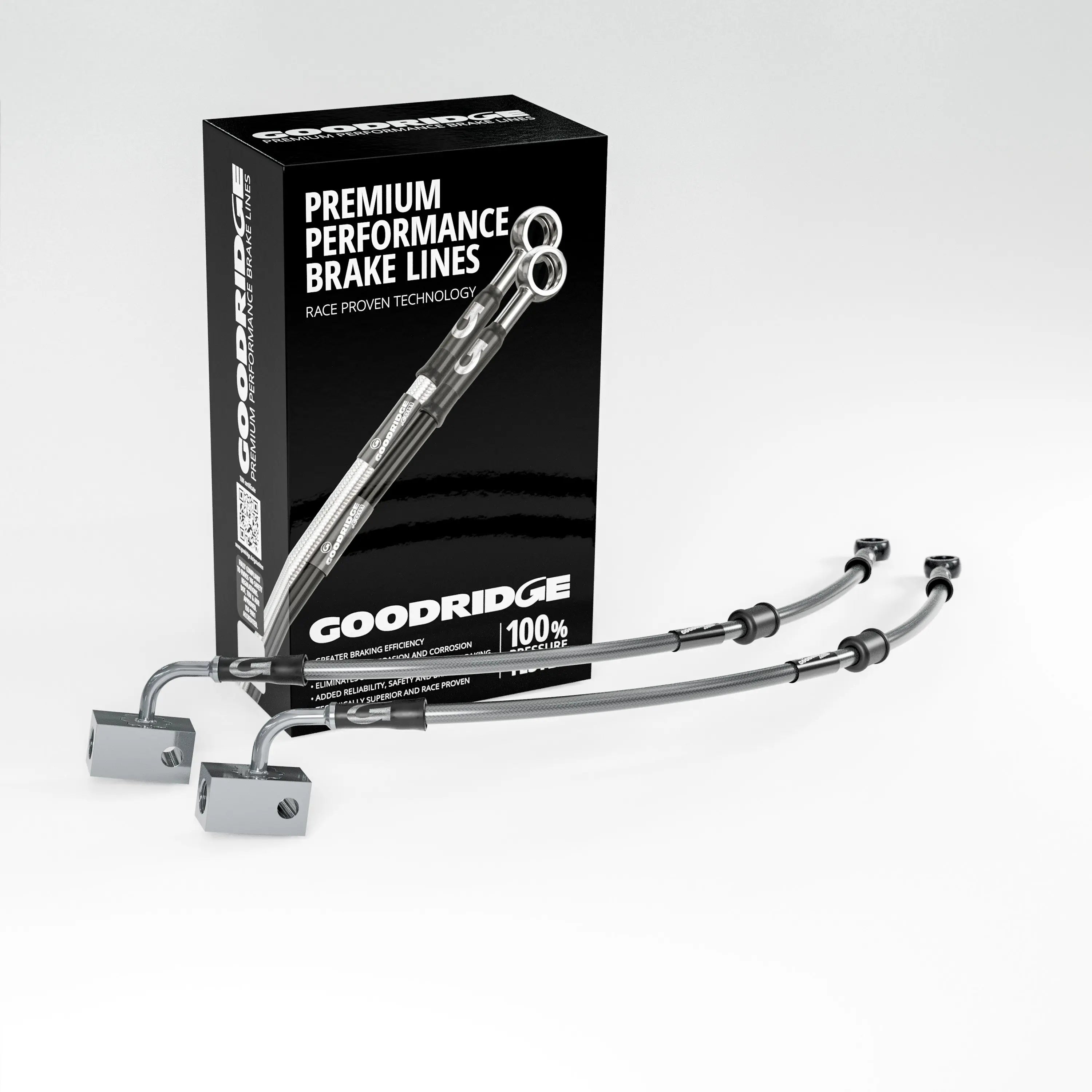 PERFORMANCE BRAKE HOSE KIT FOR YAMAHA MT-09 TRACER ABS 15-17+B12537 Yamaha