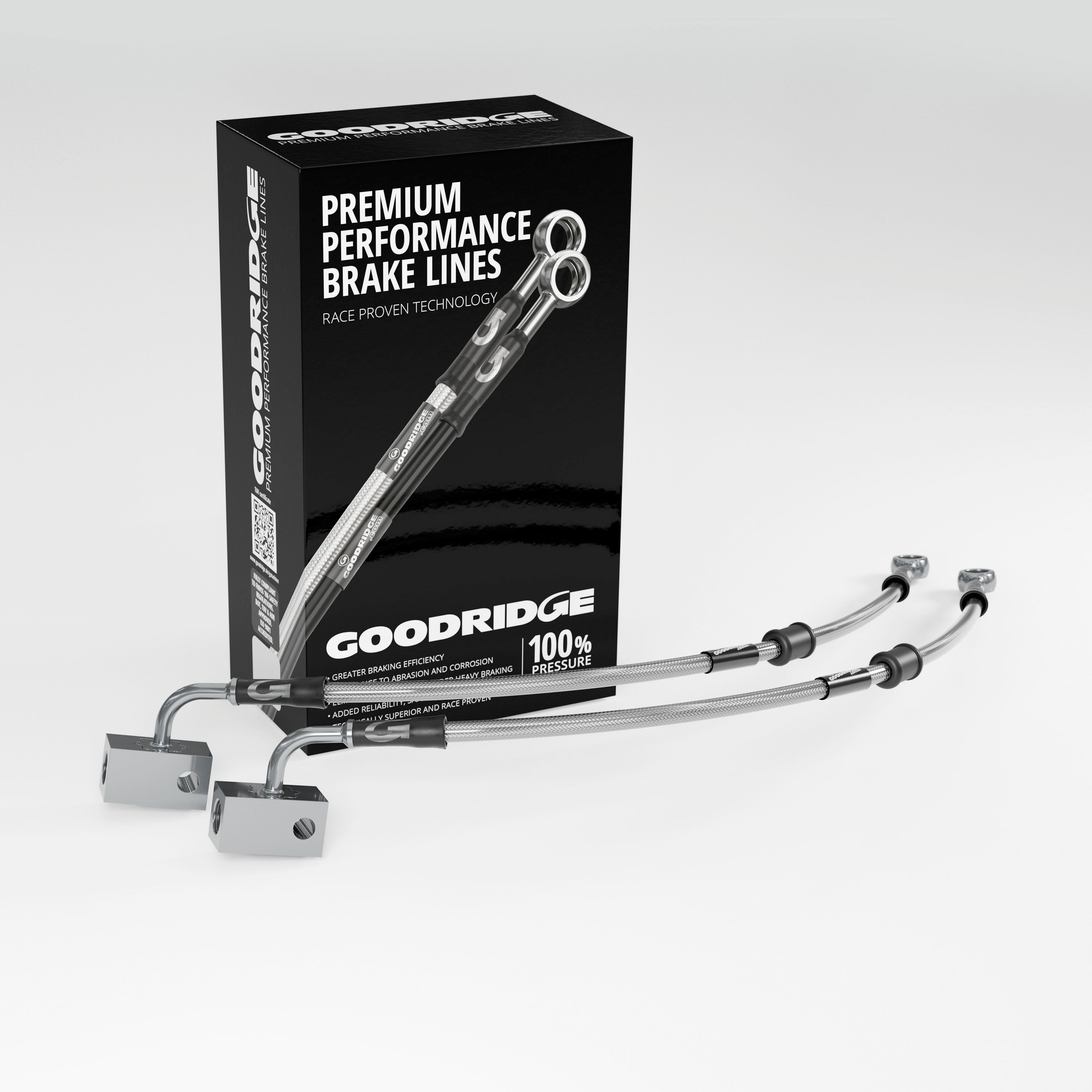 PERFORMANCE BRAKE HOSE KIT FOR YAMAHA V-MAX 1700 ABS 09-16 Yamaha