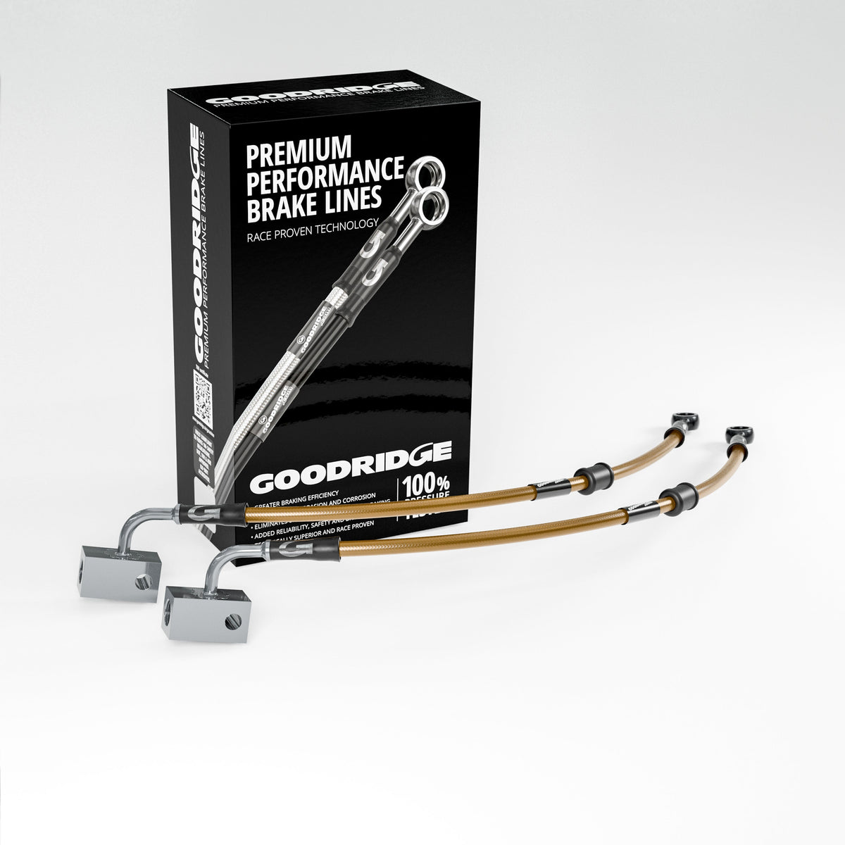 PERFORMANCE BRAKE HOSE KIT FOR KAWASAKI NINJA 125 ABS 19-24 Kawasaki