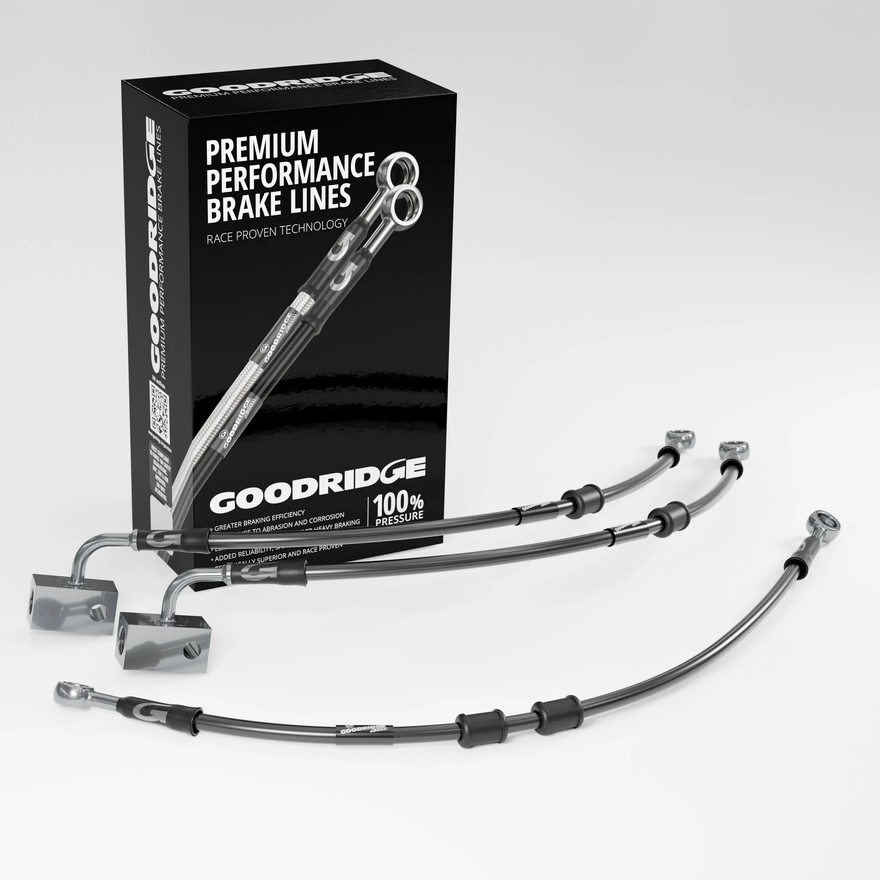 PERFORMANCE BRAKE HOSE KIT FOR YAMAHA TRACER 700 + TRACER GT ABS 16-20 Yamaha