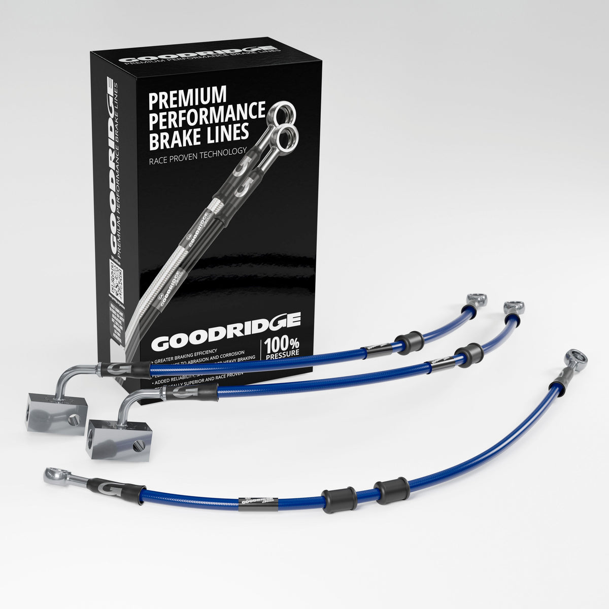 PERFORMANCE BRAKE HOSE KIT FOR KAWASAKI ER6F/N ABS 12-16 Kawasaki