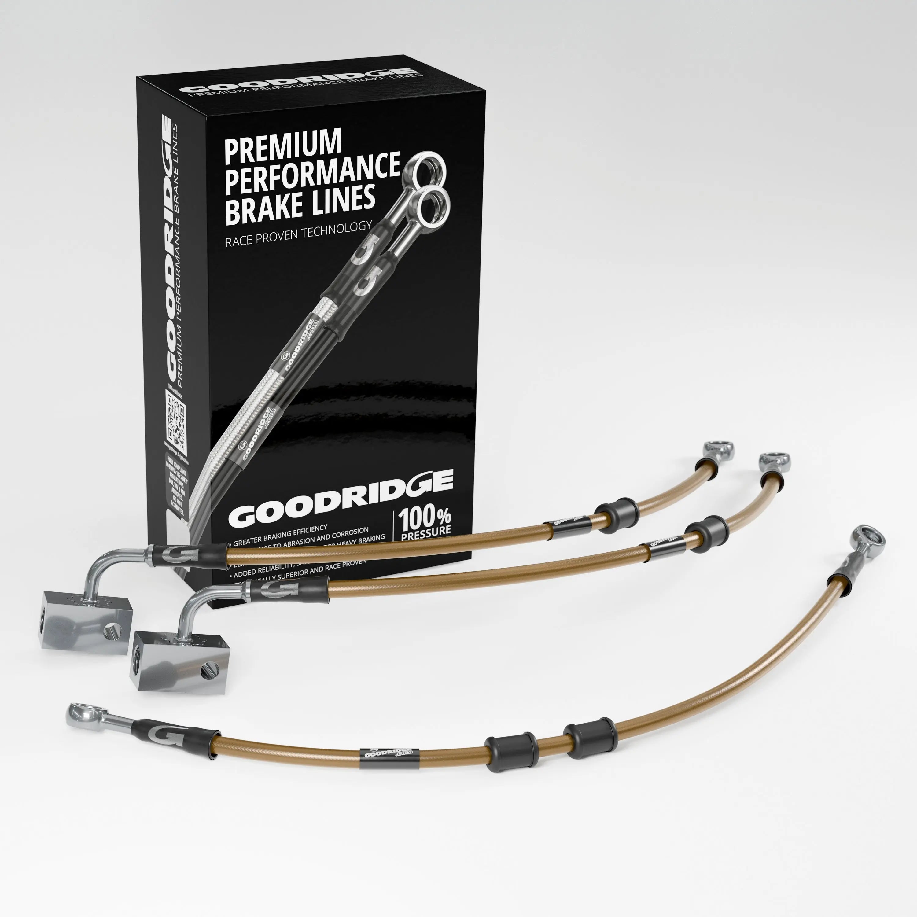 PERFORMANCE BRAKE HOSE KIT FOR YAMAHA TRACER 700 + TRACER GT ABS 16-20 Yamaha