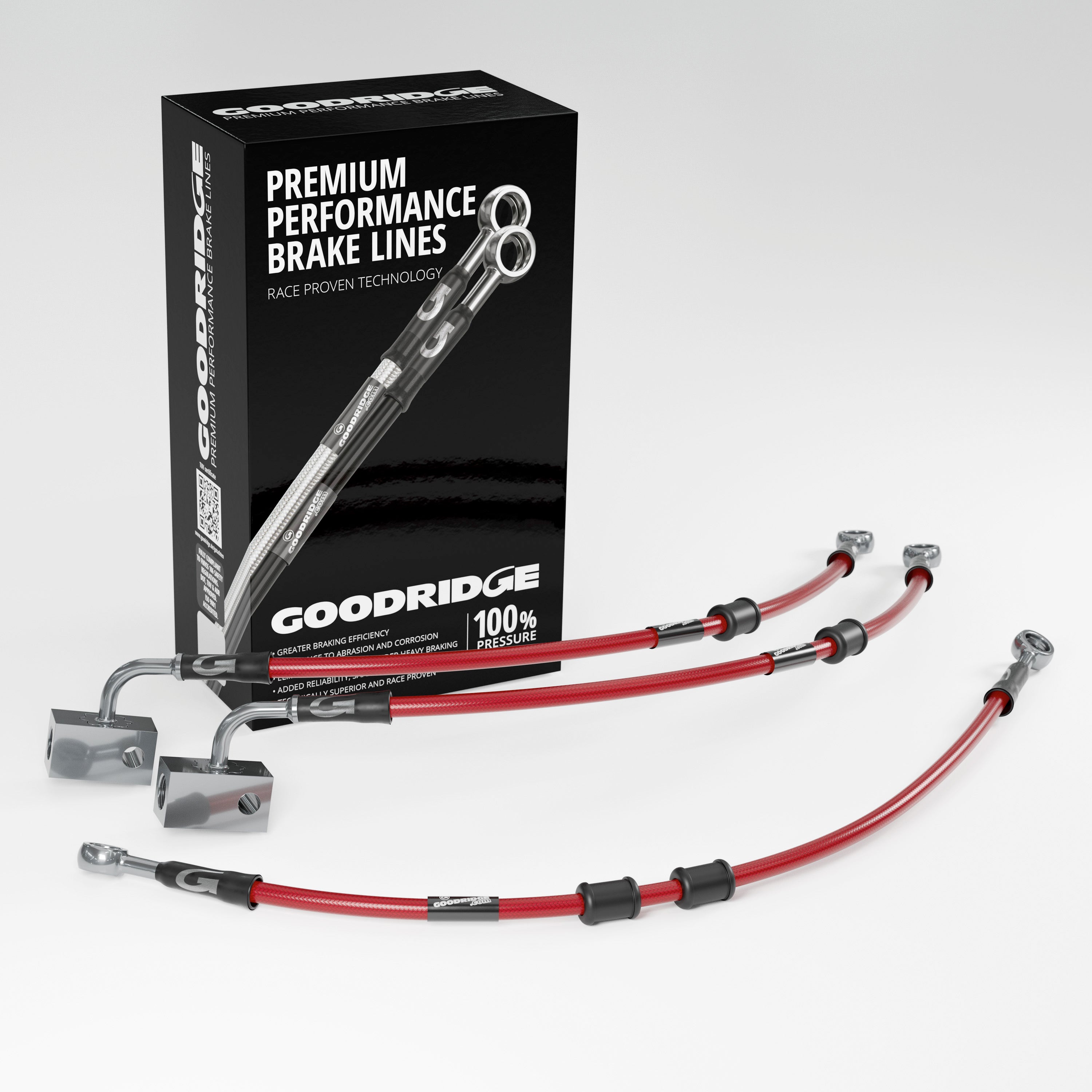 PERFORMANCE BRAKE HOSE KIT FOR YAMAHA V-MAX 1700 ABS 09-16 Yamaha