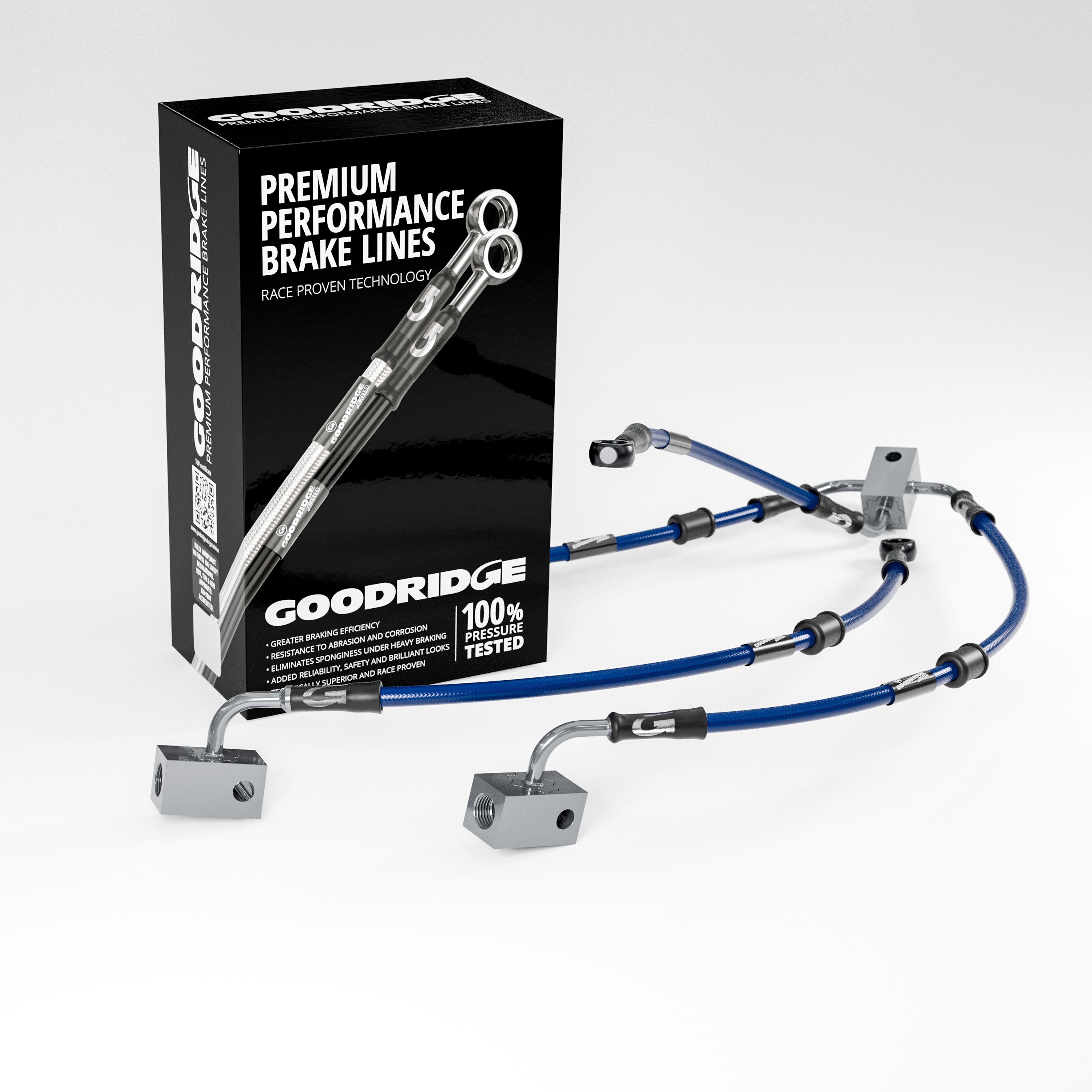 PERFORMANCE BRAKE HOSE KIT FOR YAMAHA XSR700 + LEGACY ABS 22-23 Yamaha
