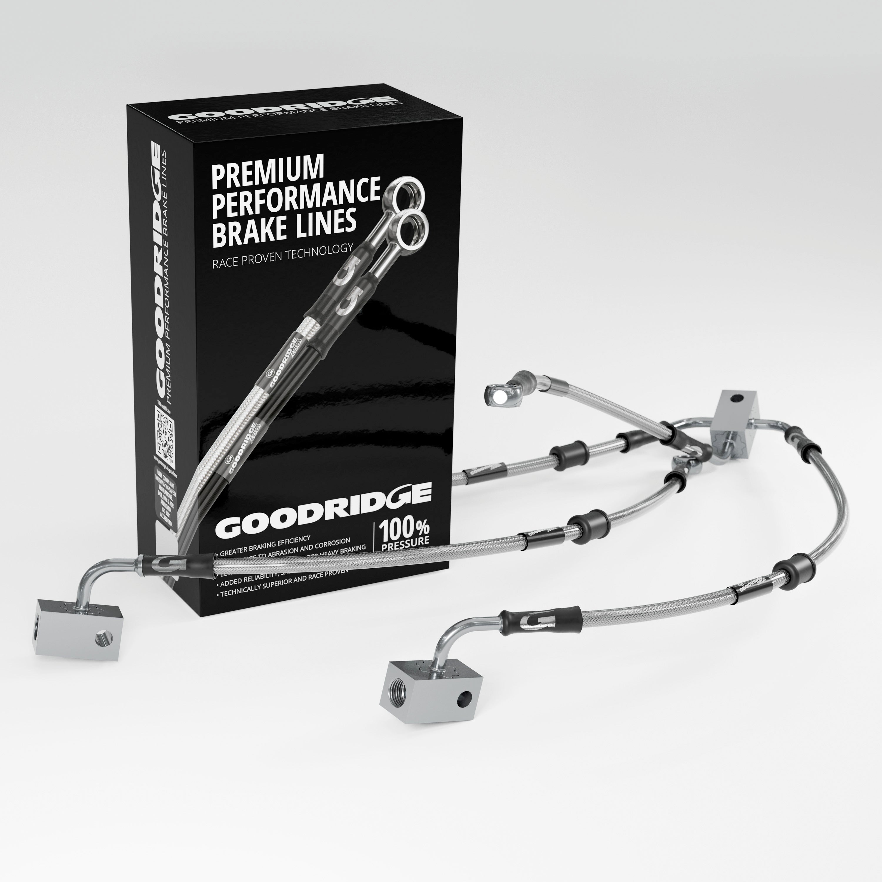 PERFORMANCE BRAKE HOSE KIT FOR YAMAHA XSR700 + LEGACY ABS 22-23 Yamaha