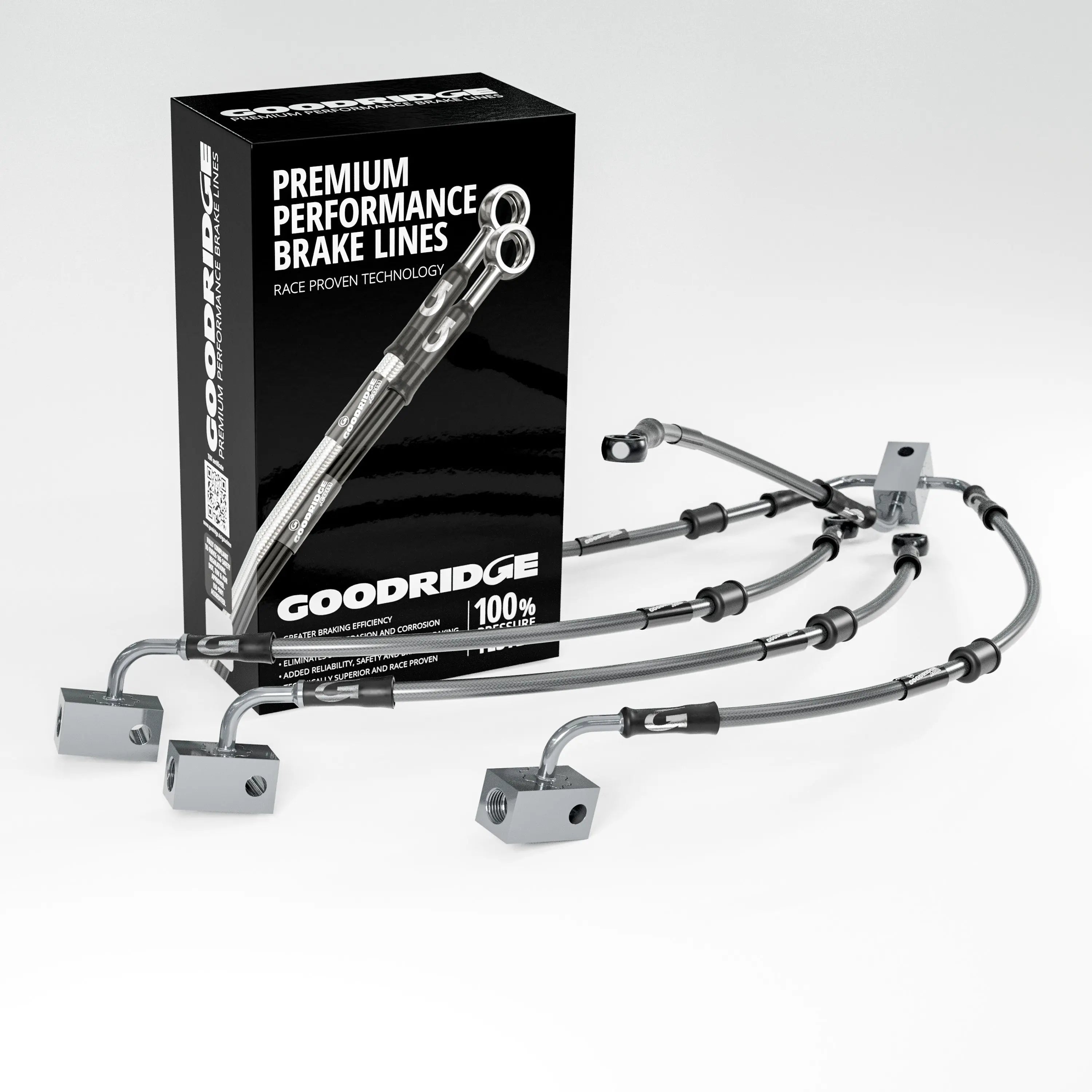PERFORMANCE BRAKE HOSE KIT FOR KAWASAKI Z750 ABS 07-12 Kawasaki
