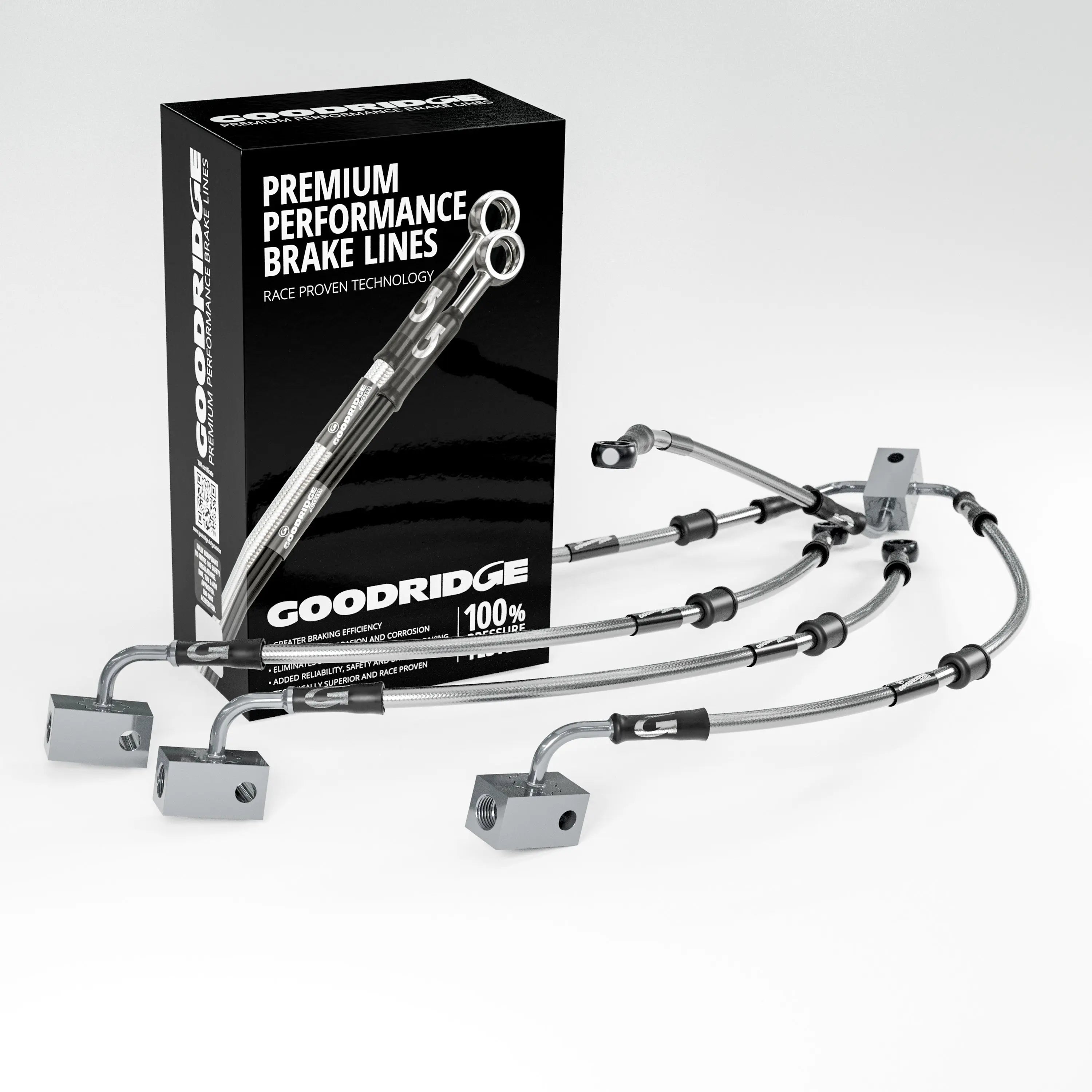 PERFORMANCE BRAKE HOSE KIT FOR YAMAHA FJR1300AE + AS ABS 13-20 Yamaha
