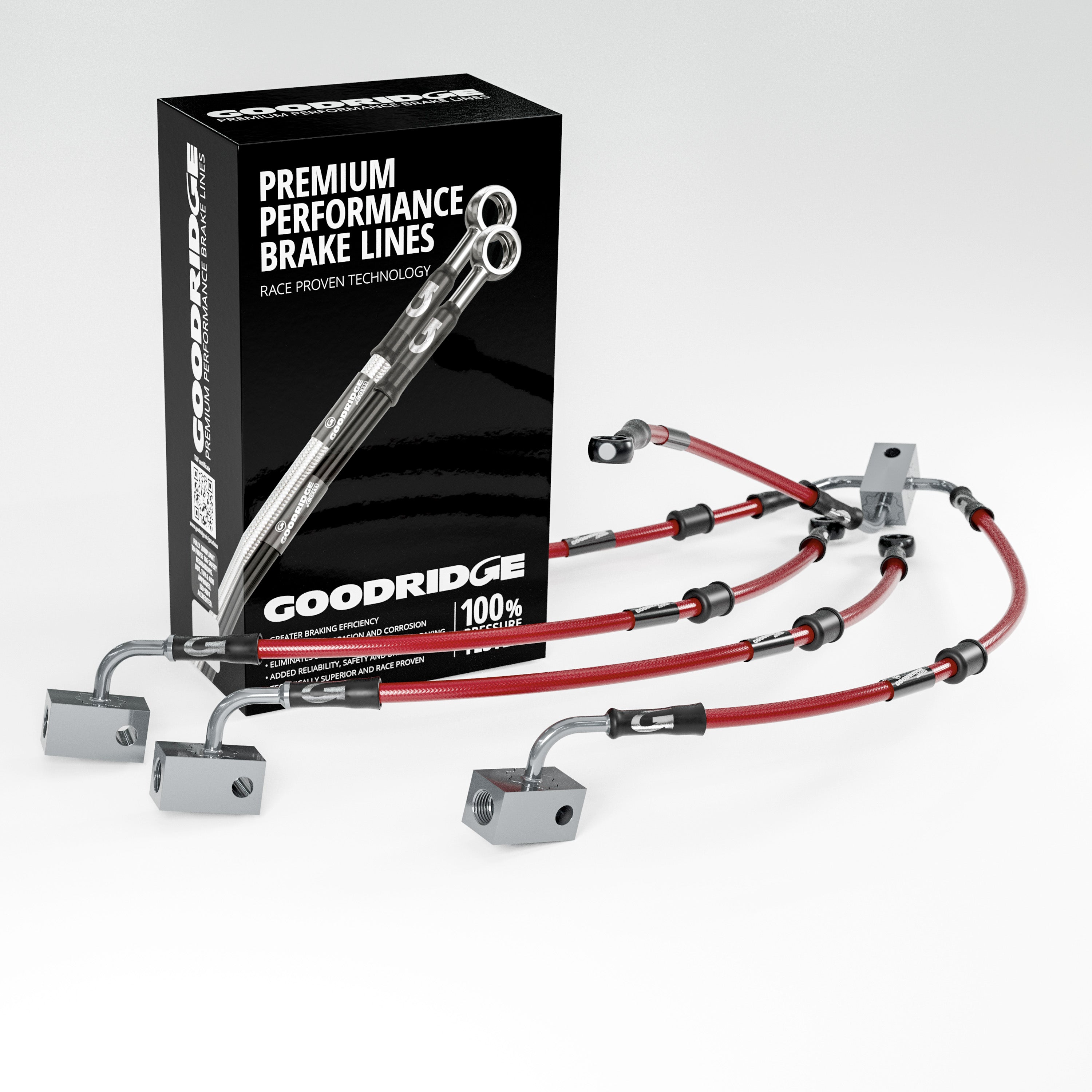 PERFORMANCE BRAKE HOSE KIT FOR YAMAHA TRACER 9 GT+ ABS 23-24 Yamaha