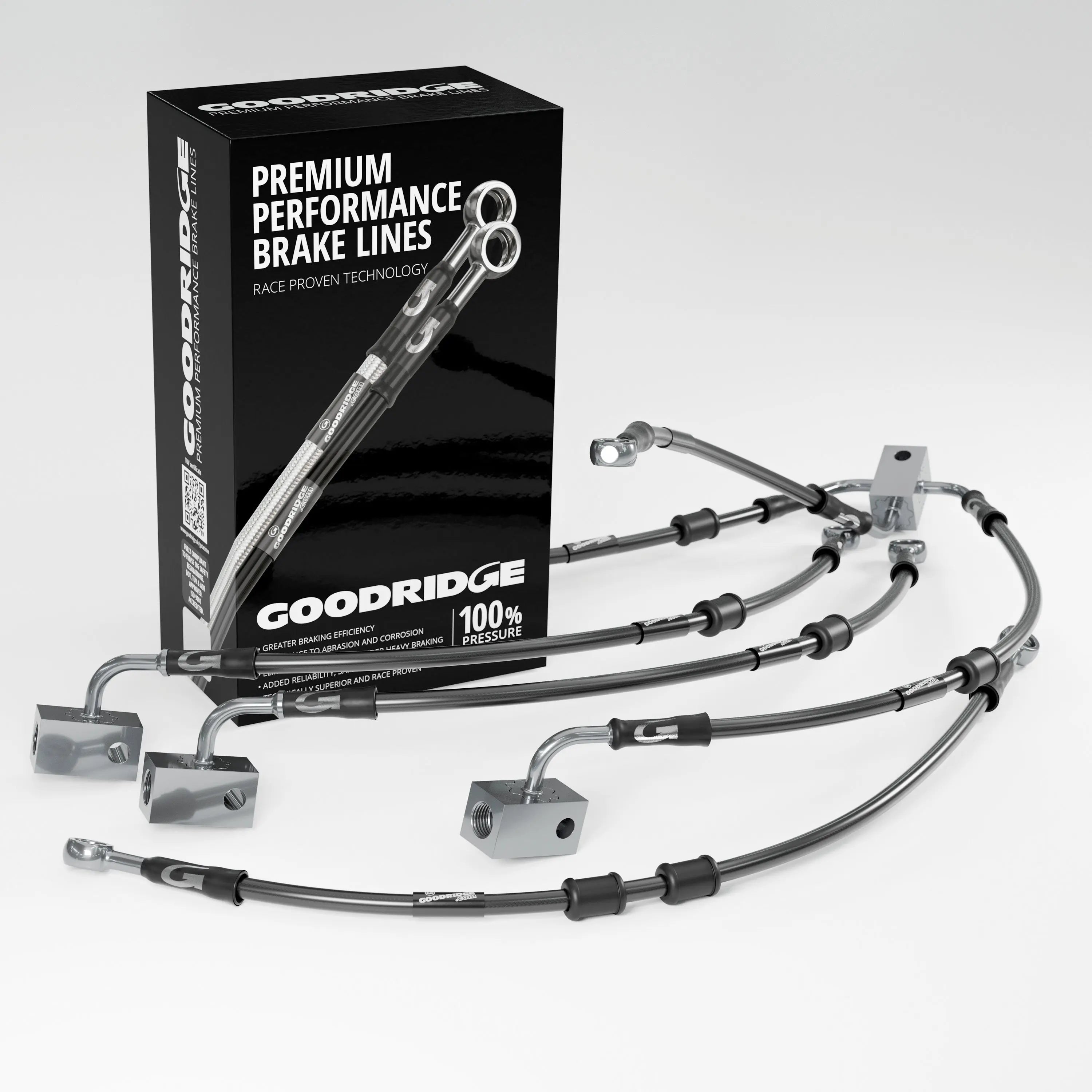 PERFORMANCE BRAKE HOSE KIT FOR HONDA CB600F HORNET ABS 07-13 Honda