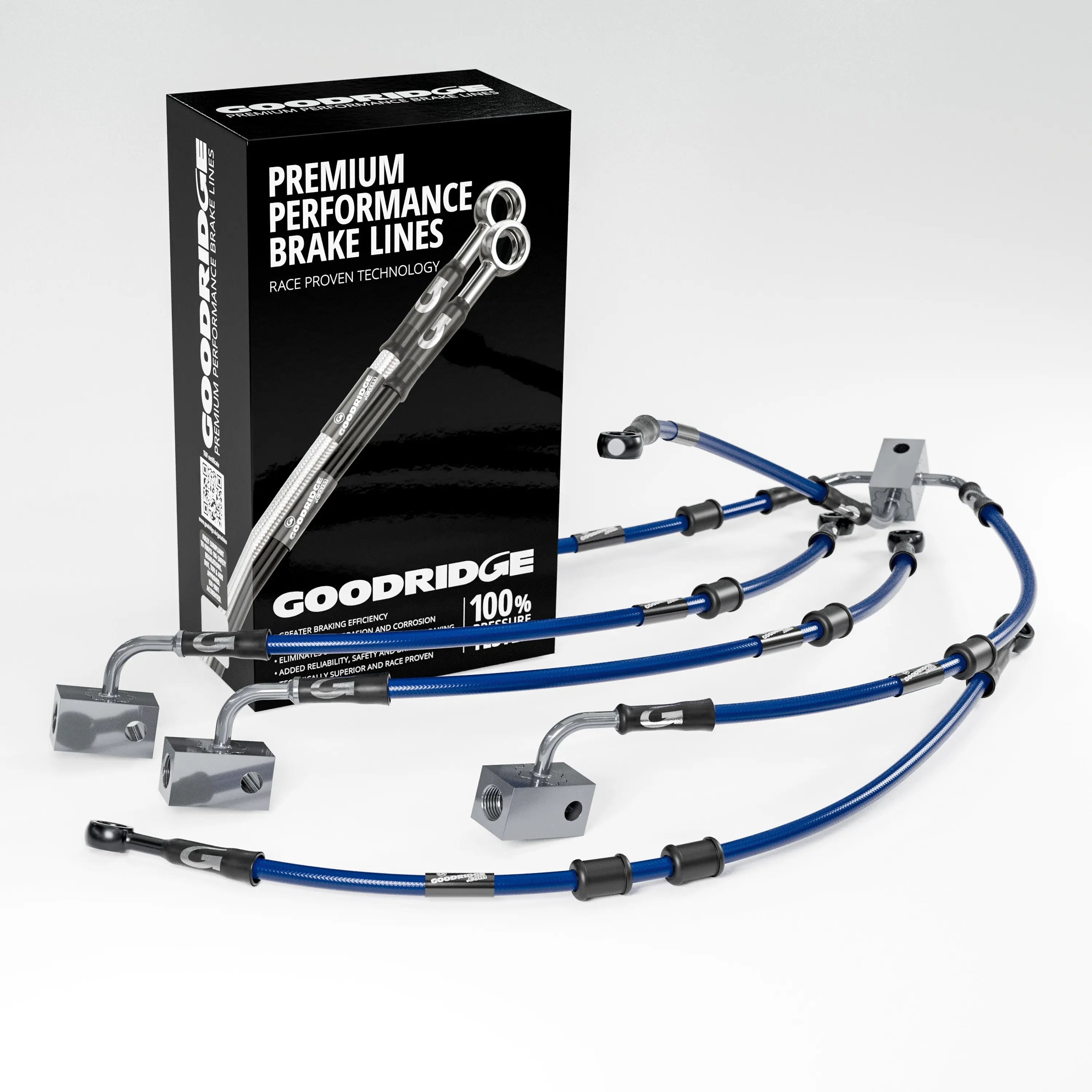 PERFORMANCE BRAKE HOSE KIT FOR YAMAHA FJ1200 ABS 91-96 Yamaha