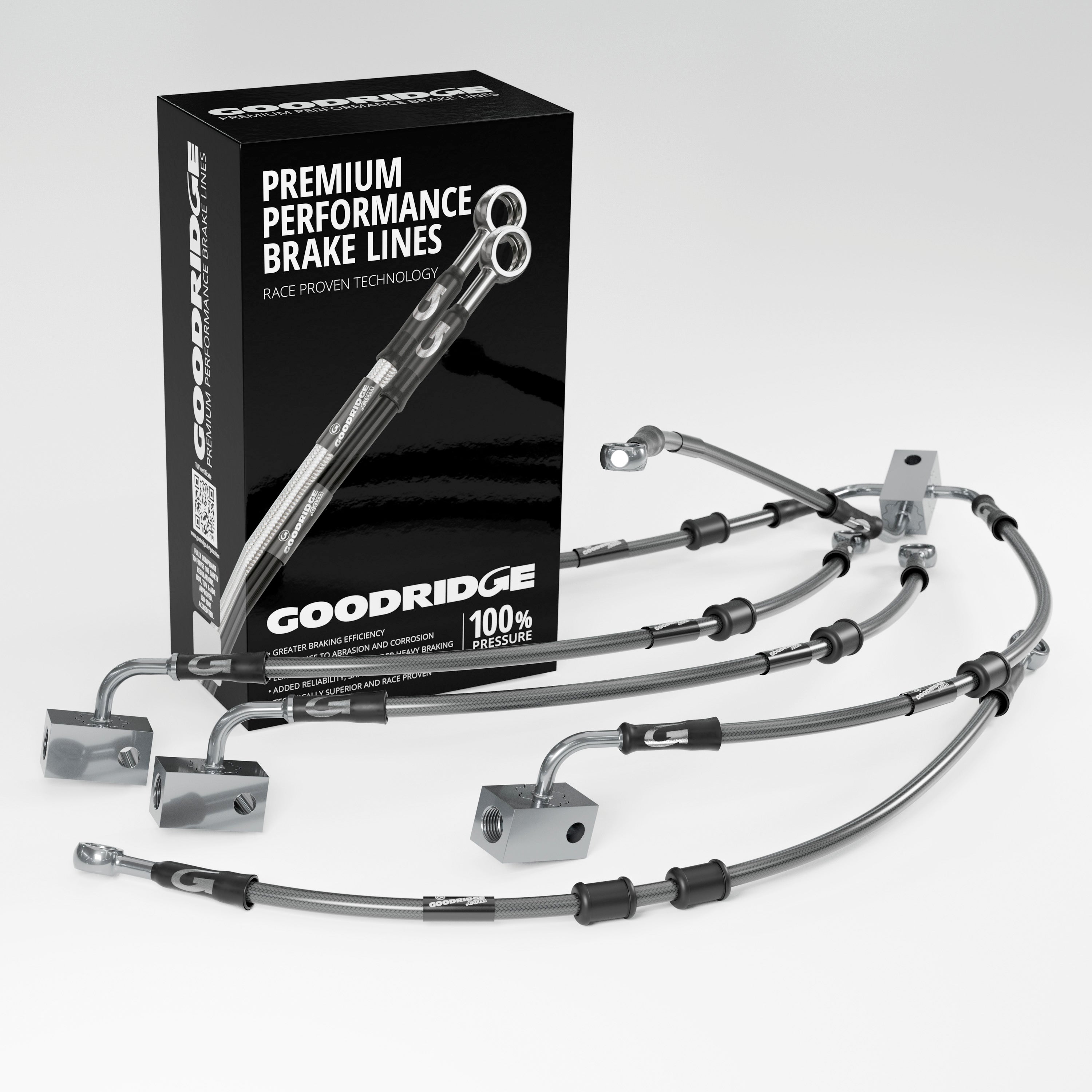PERFORMANCE BRAKE HOSE KIT FOR HONDA CB1000R ABS 09-17 Honda