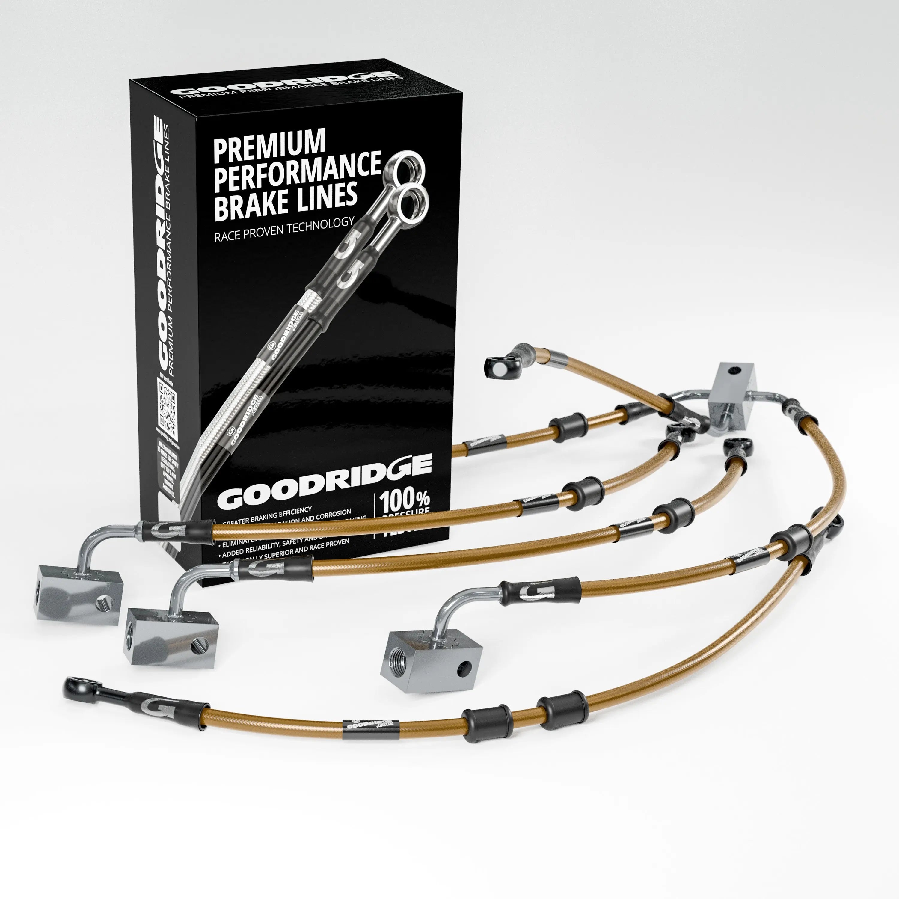 PERFORMANCE BRAKE HOSE KIT FOR YAMAHA FJ1200 ABS 91-96 Yamaha