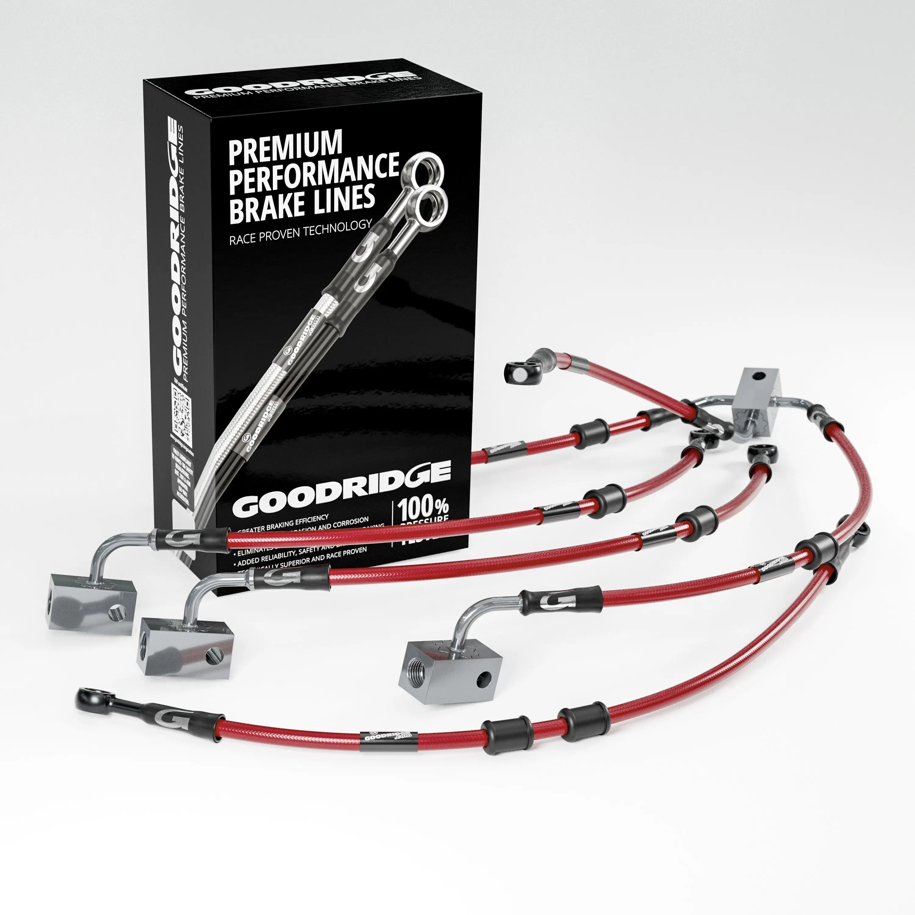PERFORMANCE BRAKE HOSE KIT FOR YAMAHA FJ1200 ABS 91-96 Yamaha