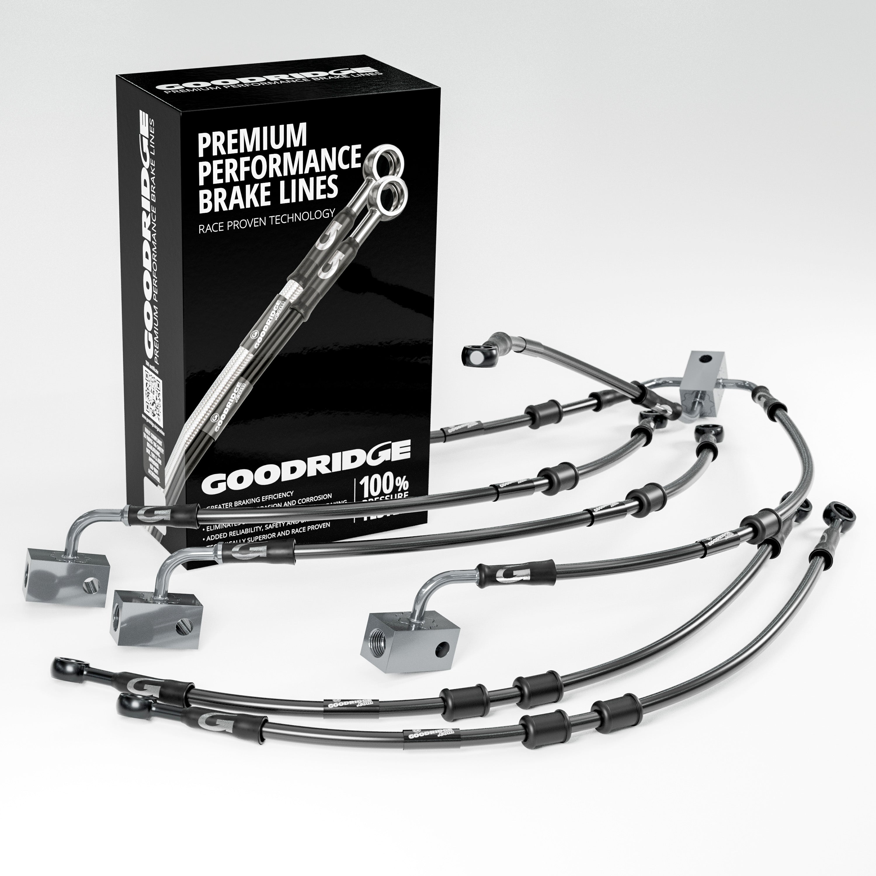 PERFORMANCE BRAKE HOSE KIT FOR HONDA VFR800 V-TEC ABS 02-12 Honda