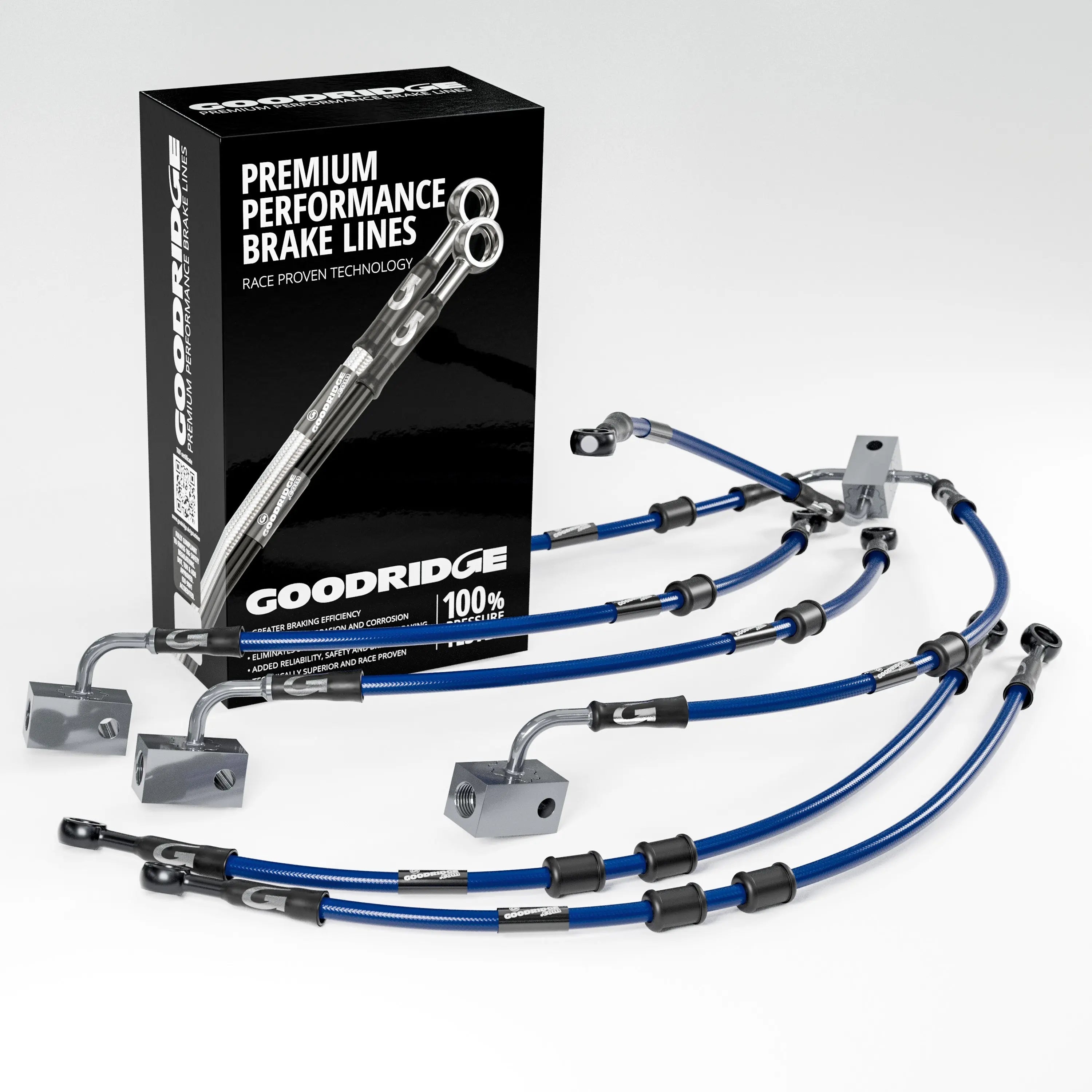 PERFORMANCE BRAKE HOSE KIT FOR YAMAHA FZ8 SA-NA ABS 10-15 Yamaha