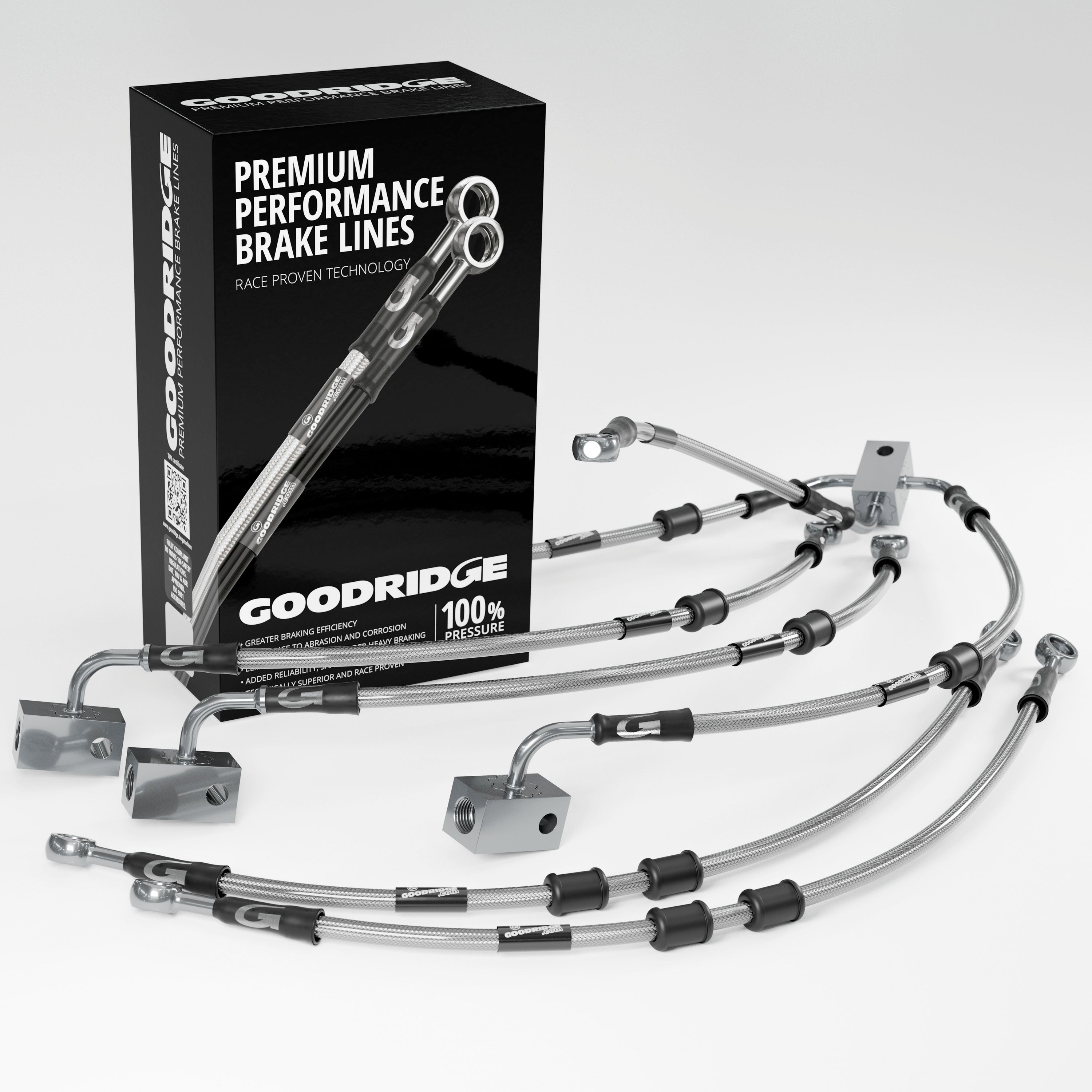 PERFORMANCE BRAKE HOSE KIT FOR HONDA VFR800 V-TEC ABS 02-12 Honda