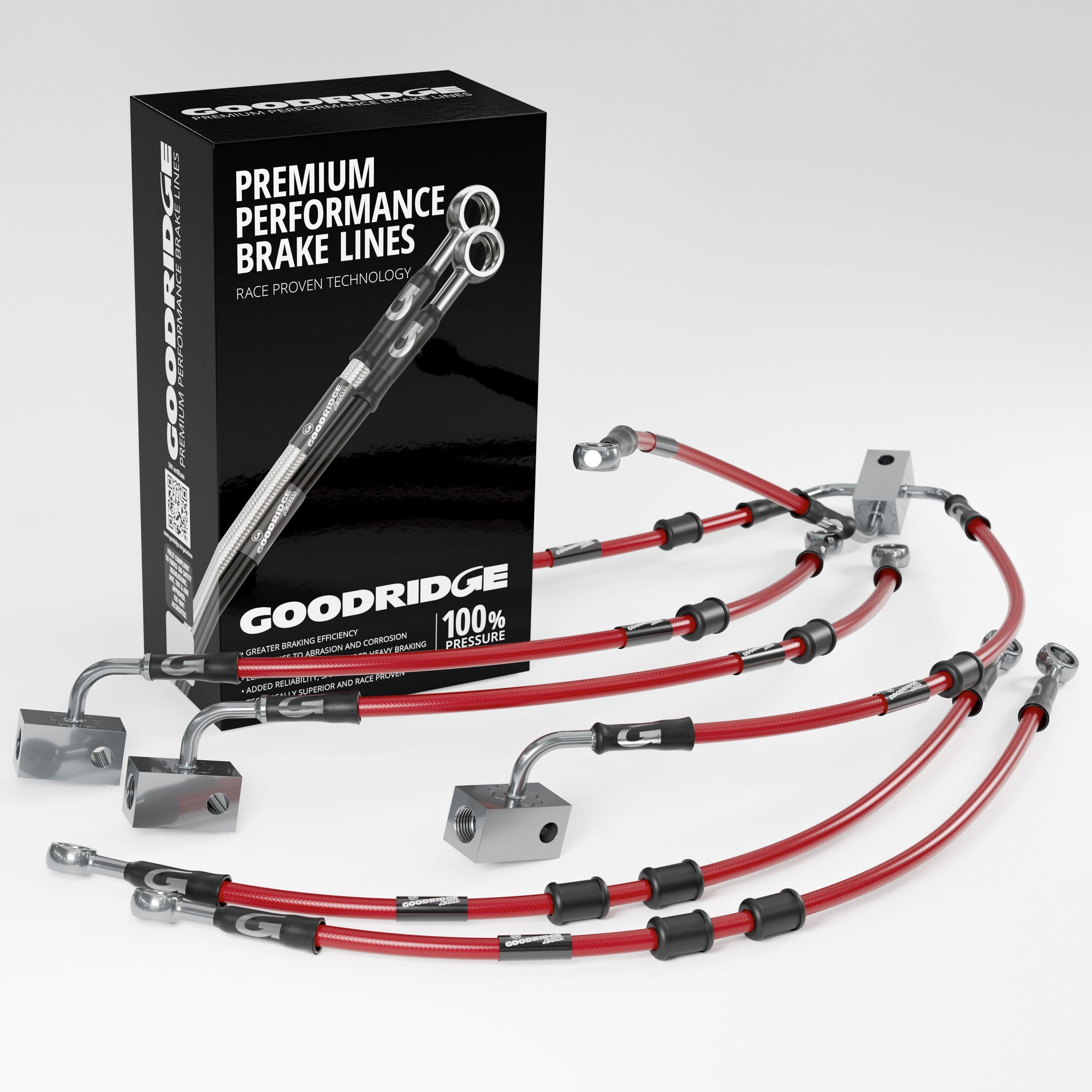 PERFORMANCE BRAKE HOSE KIT FOR HONDA VFR800 V-TEC ABS 02-12 Honda