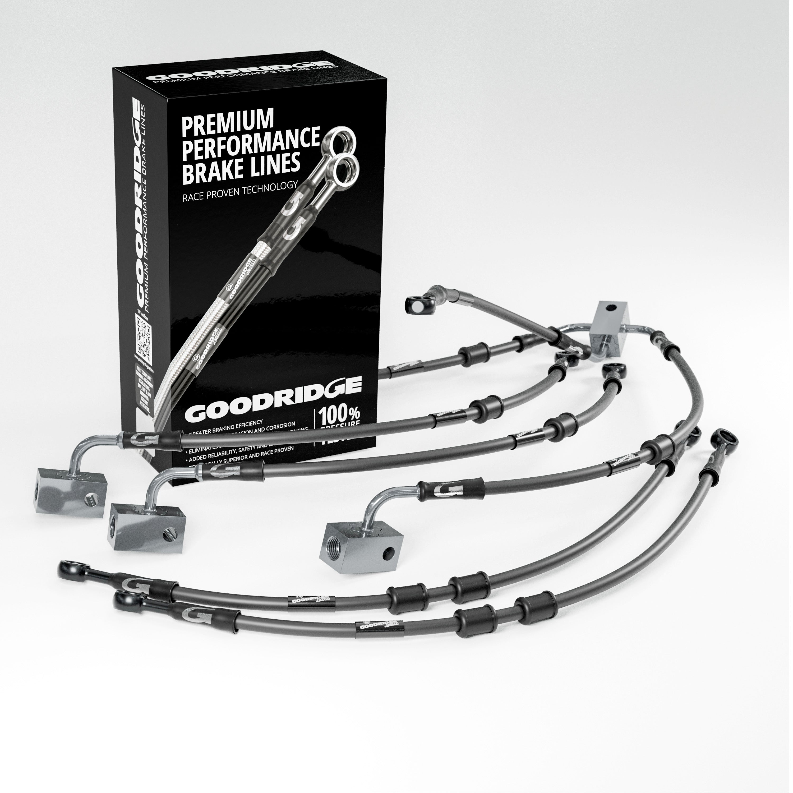 PERFORMANCE BRAKE HOSE KIT FOR HONDA VFR800 V-TEC ABS 02-12 Honda