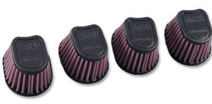 DNA OVAL TAPER RUBBER TOP 87mm Long Clamp on 50mm Set of 4 - Motorcycle Performance Store
