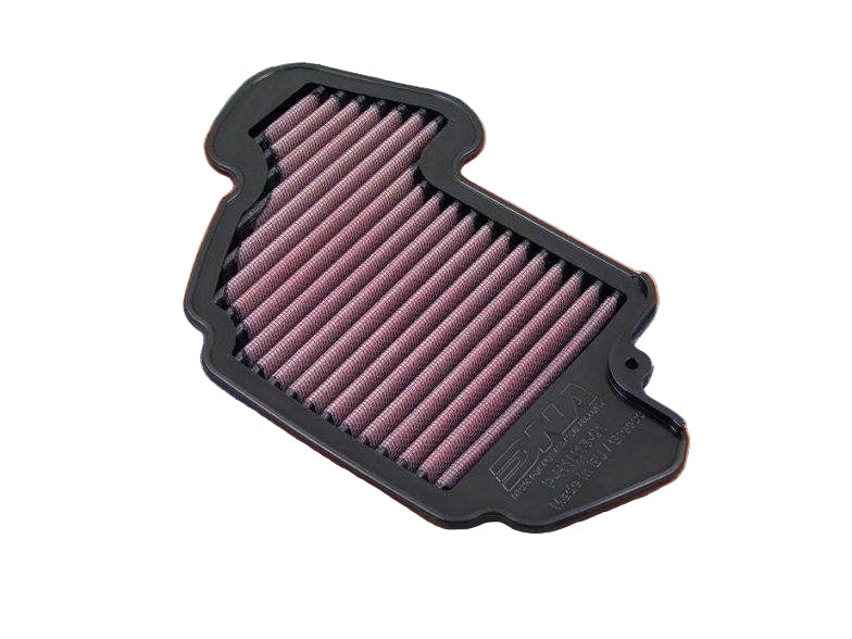 DNA performance high-flow air filter for Honda MSX125 showing cotton gauze construction and sealed frame