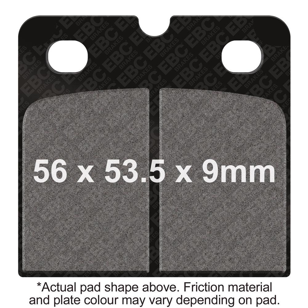 EBC Motorcycle Brake Pads for TRIUMPH MERIDEN PRODUCED MACHINES T140 Bonneville L.F. Harris Production Bike 1985-1988