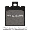 EBC Motorcycle Brake Pads for LAVERDA Alpino 500 1976