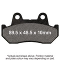 EBC Motorcycle Brake Pads for HONDA CX 500 TCC Turbo 1983