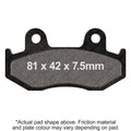 EBC Motorcycle Brake Pads for HONDA XR 500 R 1984-1985
