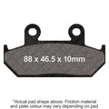 EBC Motorcycle Brake Pads for HONDA VT 600 CN Shadow Custom 1993