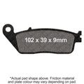 EBC Motorcycle Brake Pads for TRIUMPH HINCKLEY PRODUCED MACHINES Scrambler 865 2006-2009