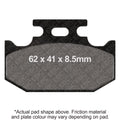 EBC Motorcycle Brake Pads for YAMAHA GT 125 Hammerhead 2012-2018