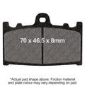 EBC Motorcycle Brake Pads for SUZUKI GSF 1250 Bandit 2007-2011