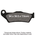 EBC Motorcycle Brake Pads for KTM SX-F 505 2007-2008