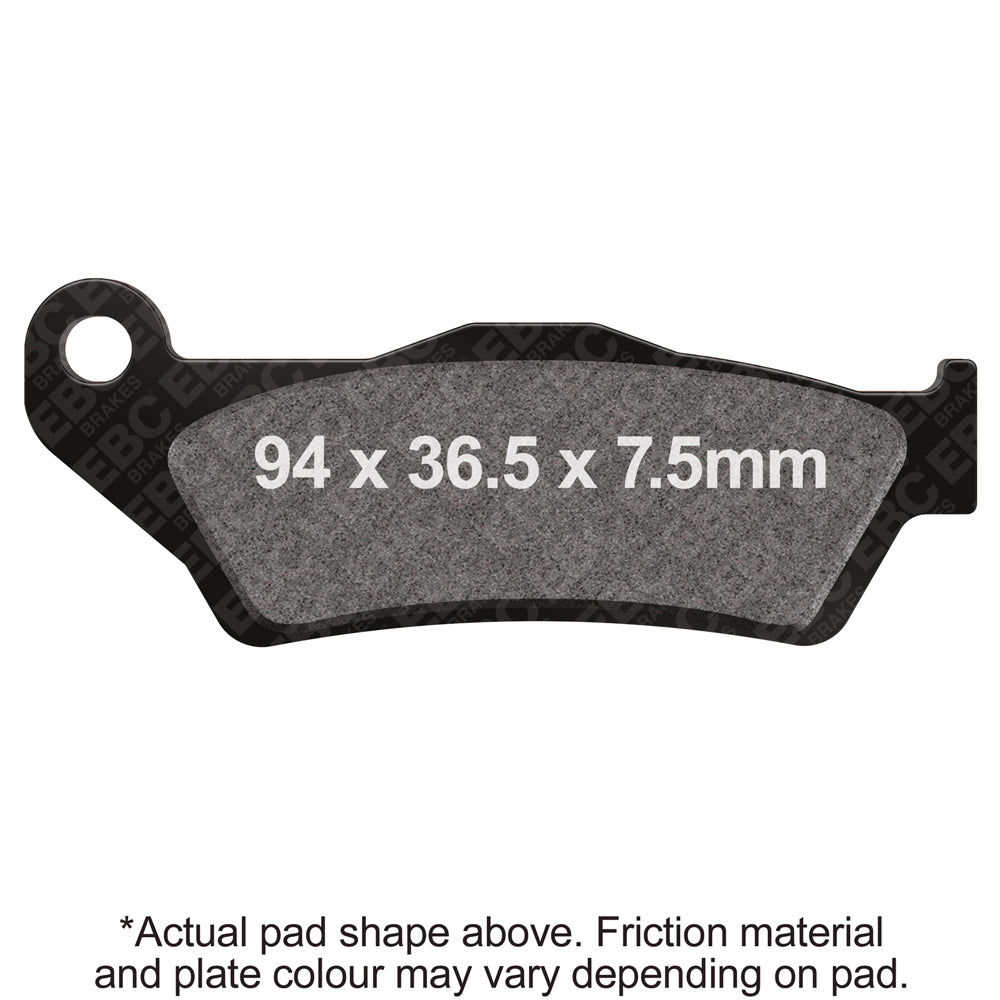 EBC Motorcycle Brake Pads for KTM SX-F 505 2007-2008
