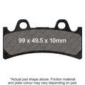 EBC Motorcycle Brake Pads for TRIUMPH HINCKLEY PRODUCED MACHINES Daytona Super III 3 cyl 1994-1997