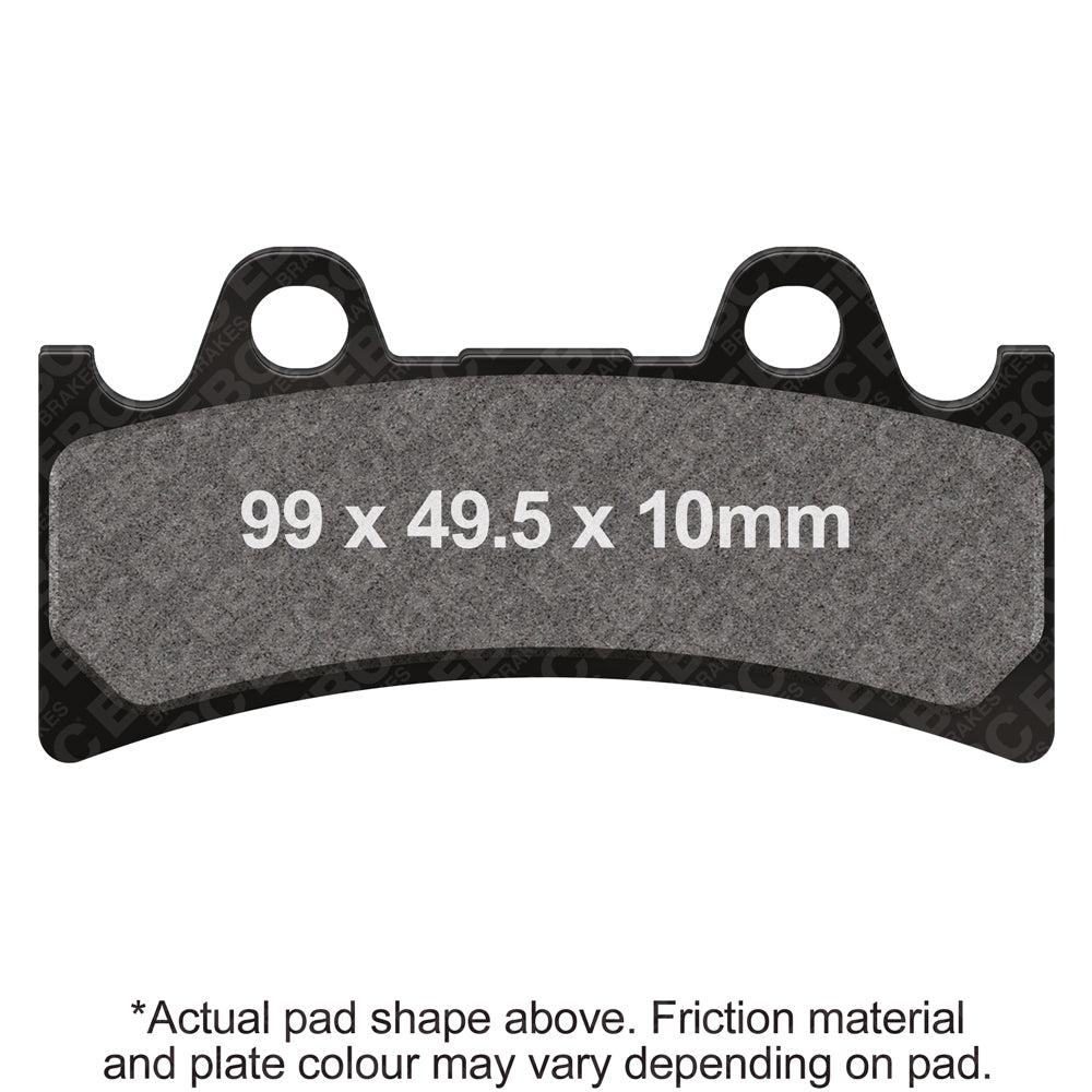 EBC Motorcycle Brake Pads for TRIUMPH HINCKLEY PRODUCED MACHINES Daytona Super III 3 cyl 1994-1997