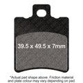 EBC Motorcycle Brake Pads for YAMAHA BWs 50 5WW1 2005-2015