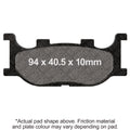 EBC Motorcycle Brake Pads for YAMAHA FZ6 2004-2007