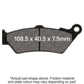 EBC Motorcycle Brake Pads for YAMAHA DT 125 X 2005-2006