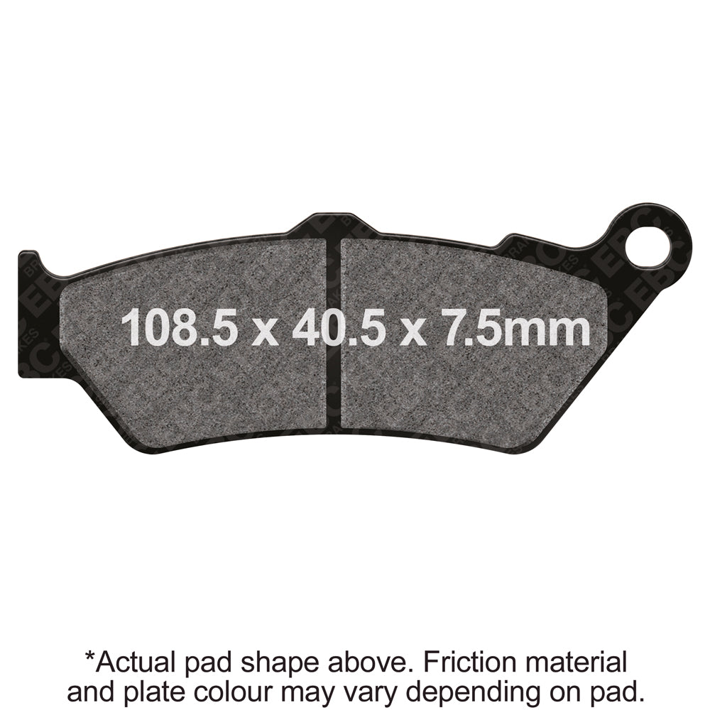 EBC Motorcycle Brake Pads for YAMAHA DT 125 X 2005-2006