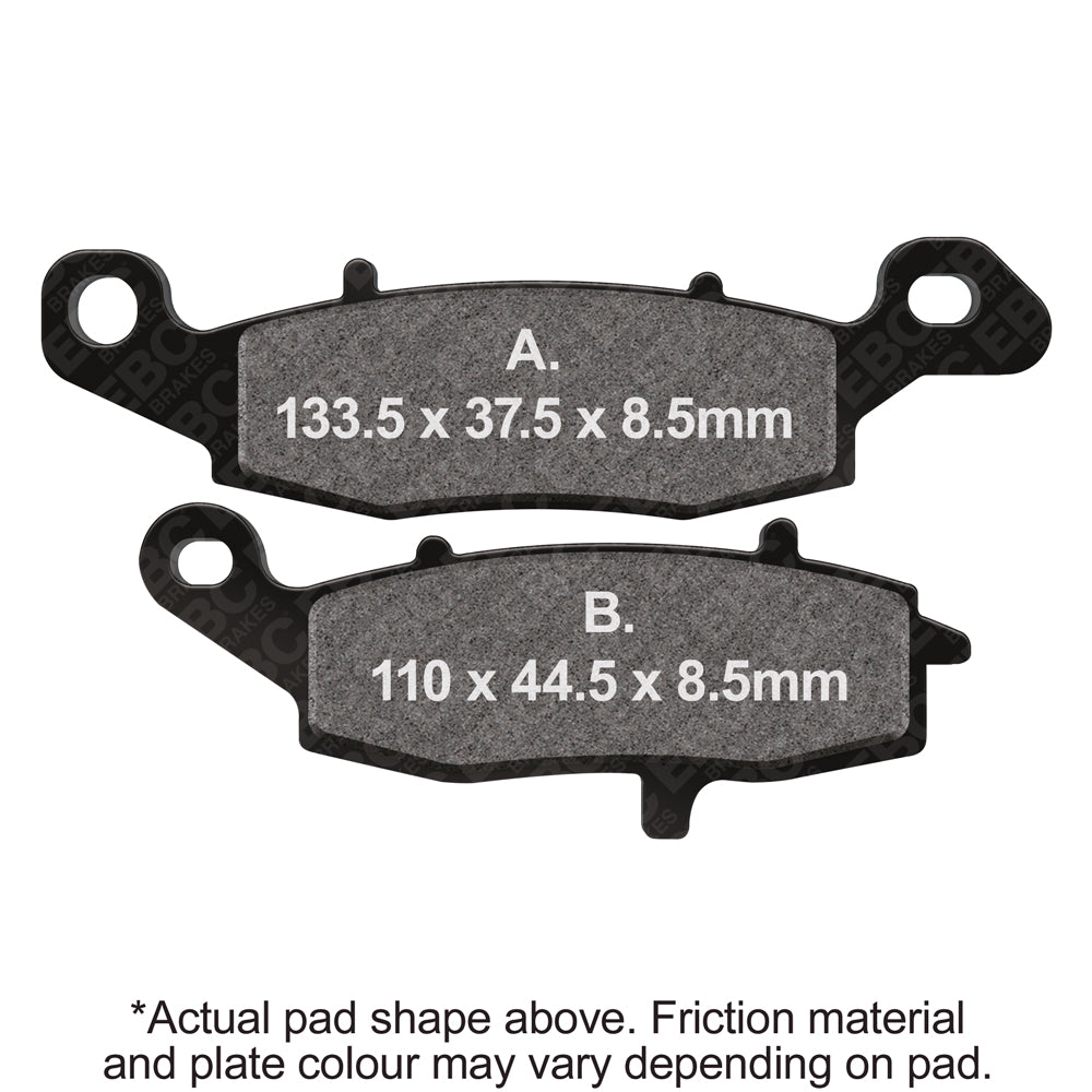 EBC Motorcycle Brake Pads for KAWASAKI V 900 D Vulcan Classic LT 2007-2010